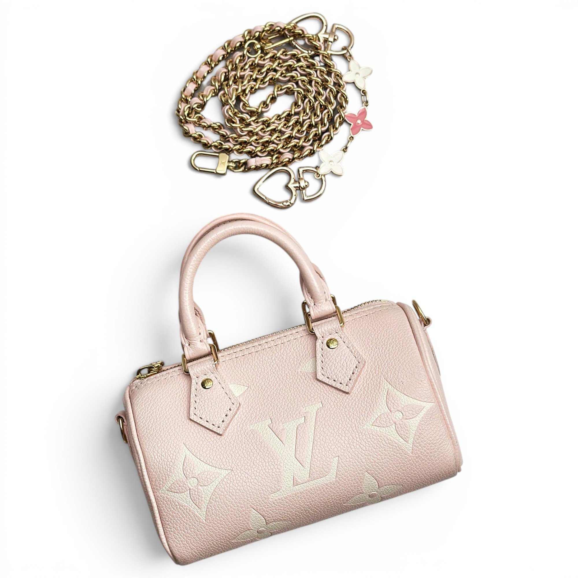 Speedy leather handbag