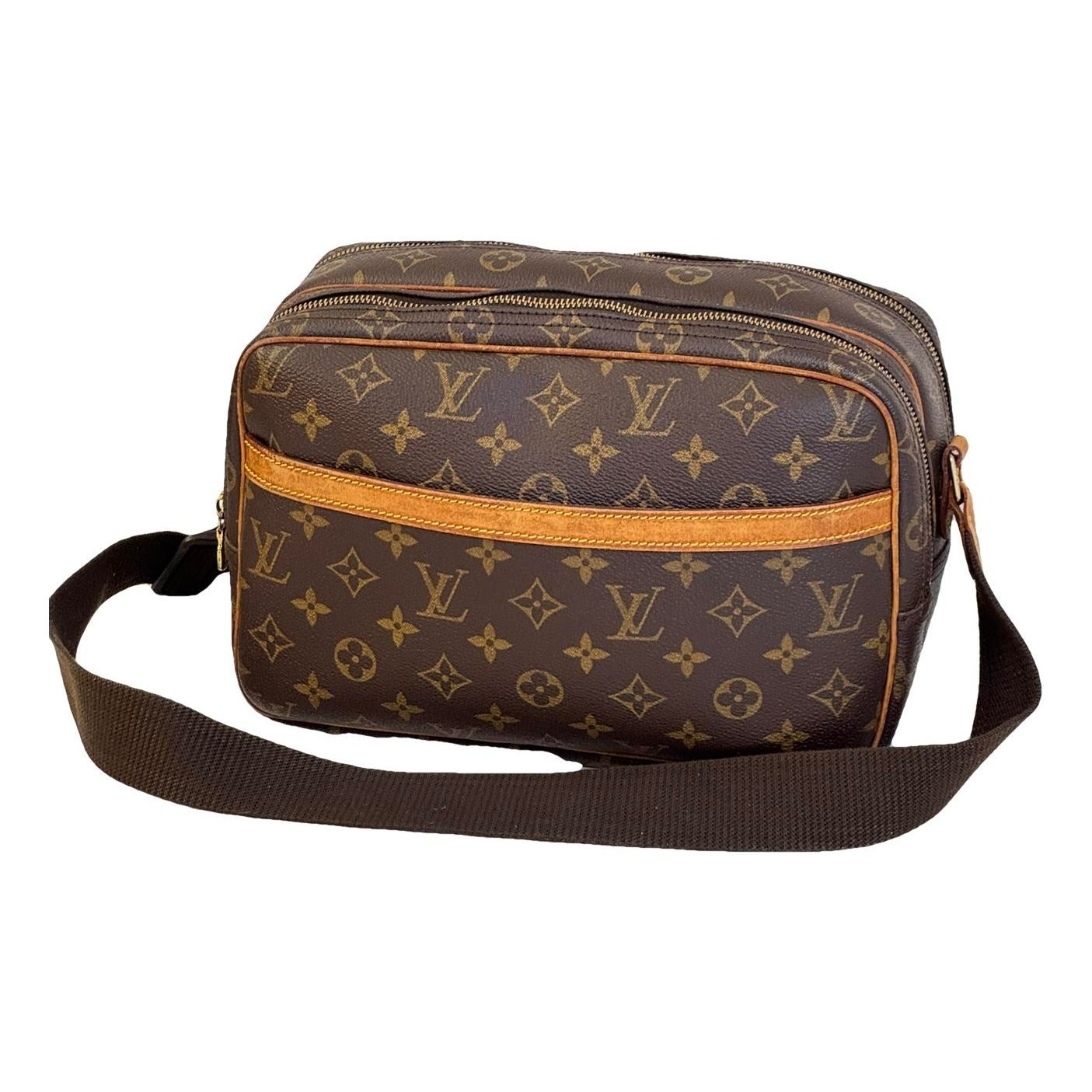 Reporter leather crossbody bag