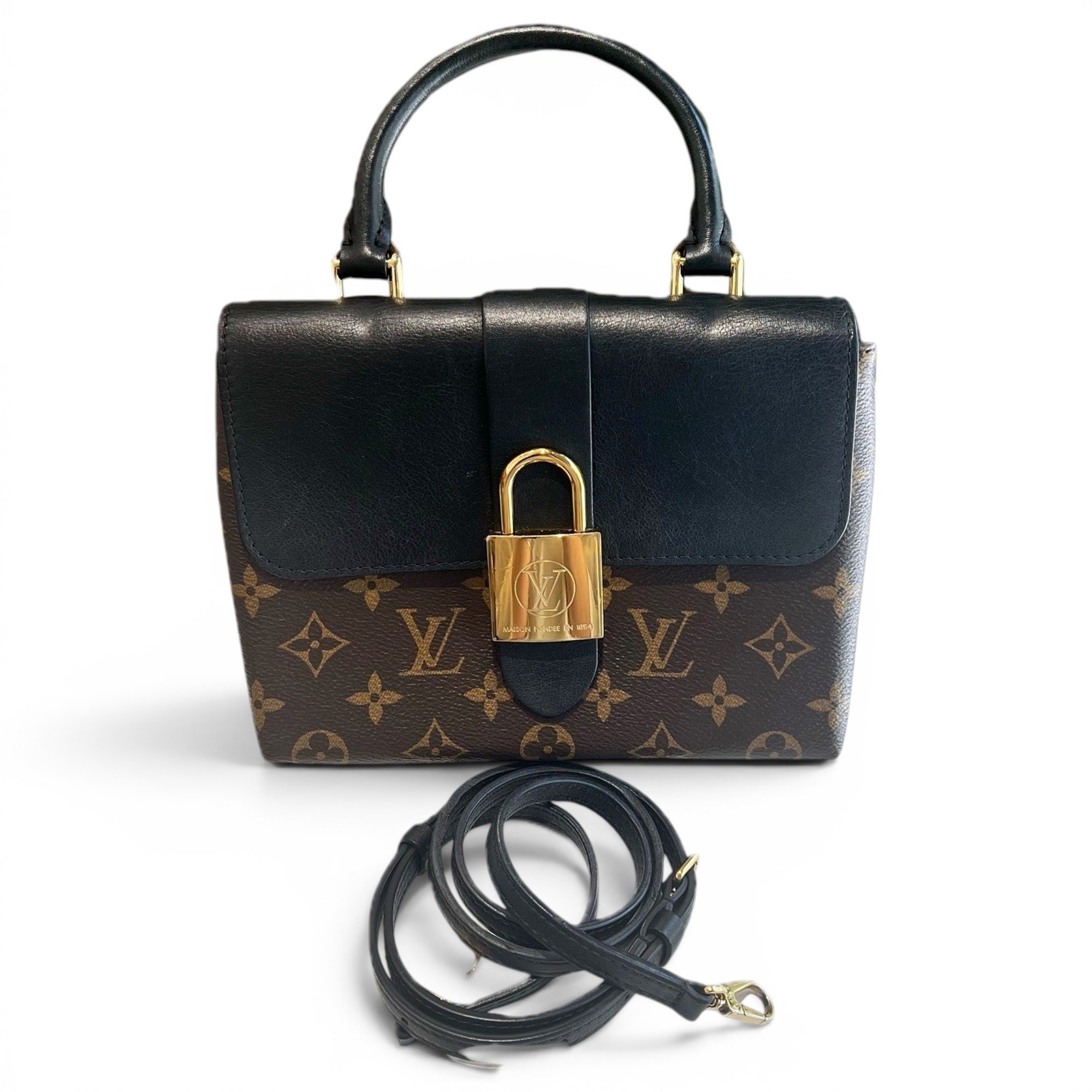 Louis Vuitton Locky BB leather handbag