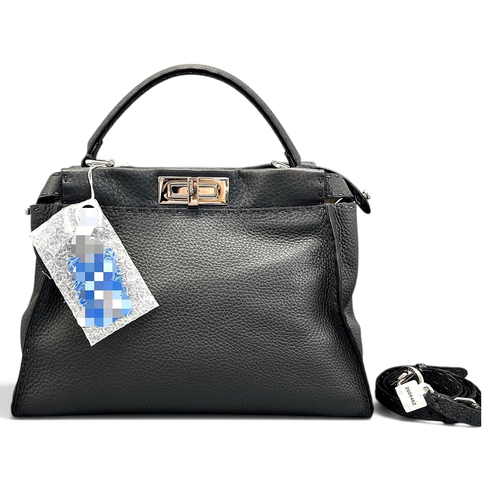 Peekaboo leather handbag