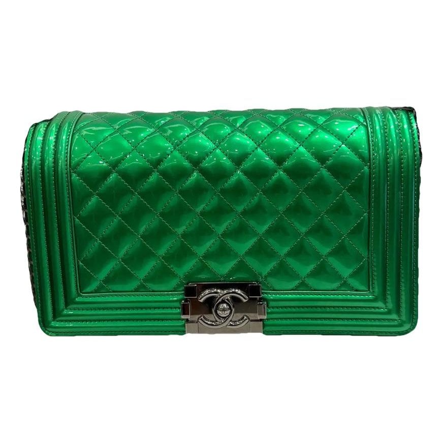 Chanel Boy patent leather crossbody bag