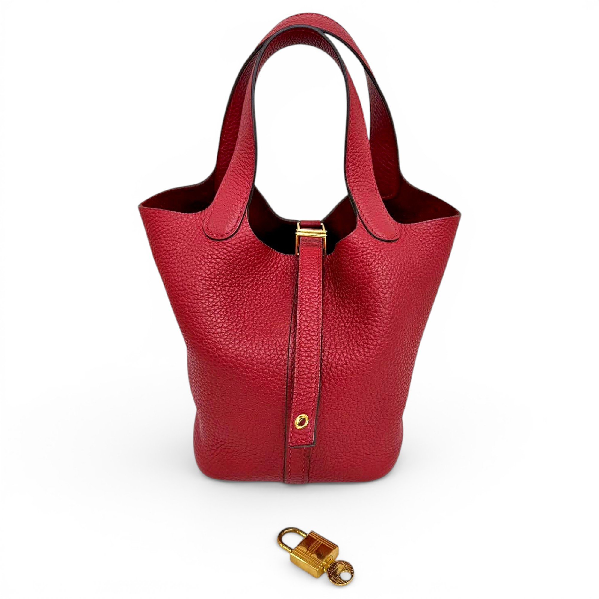 Picotin leather handbag