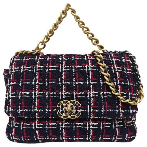 Chanel 19 tweed handbag