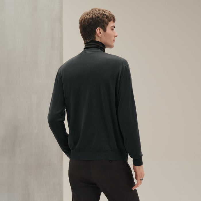 Vert Chrome "Detail H" Buttoned Cardigan