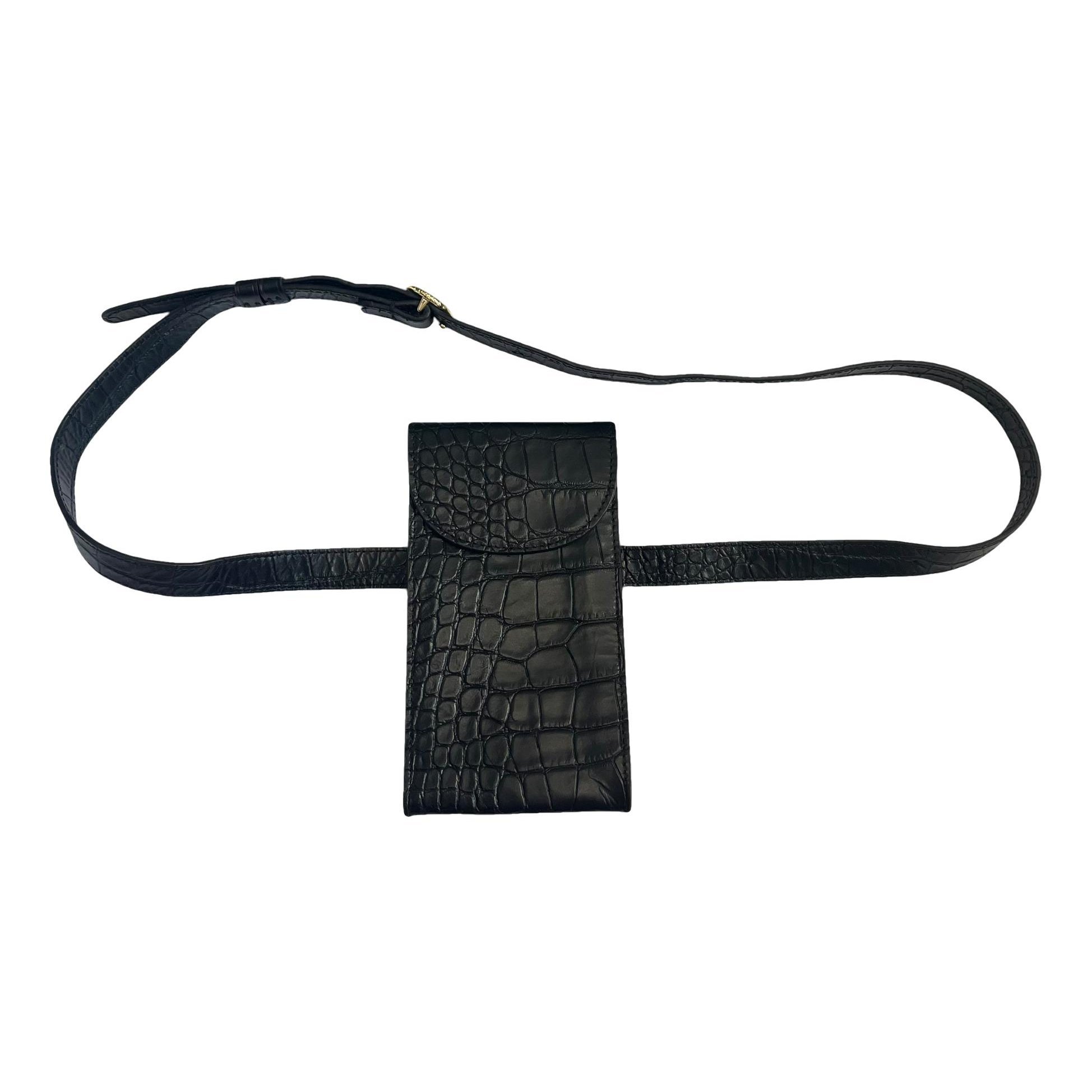 Leather crossbody bag