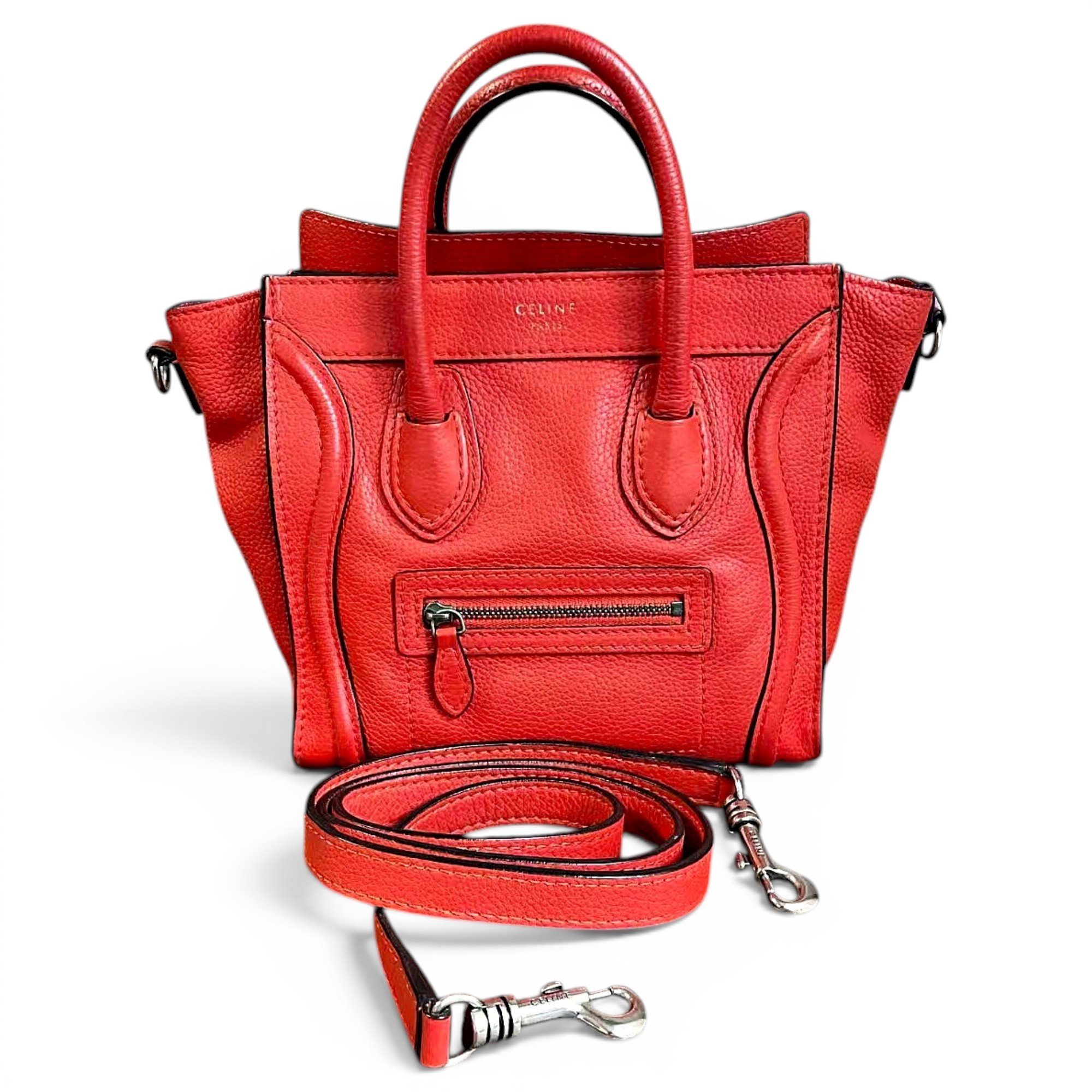 Nano Luggage leather handbag