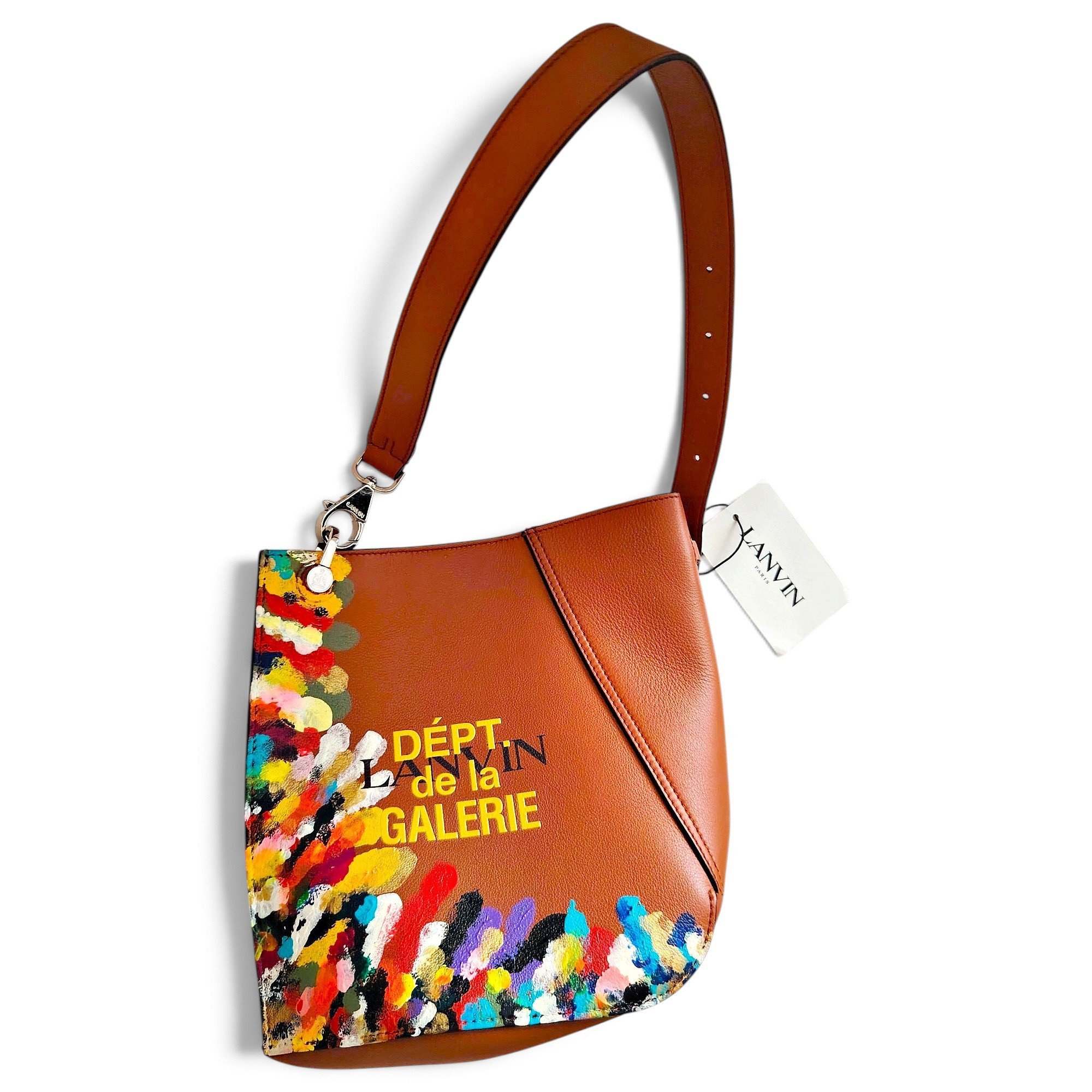 Leather crossbody bag