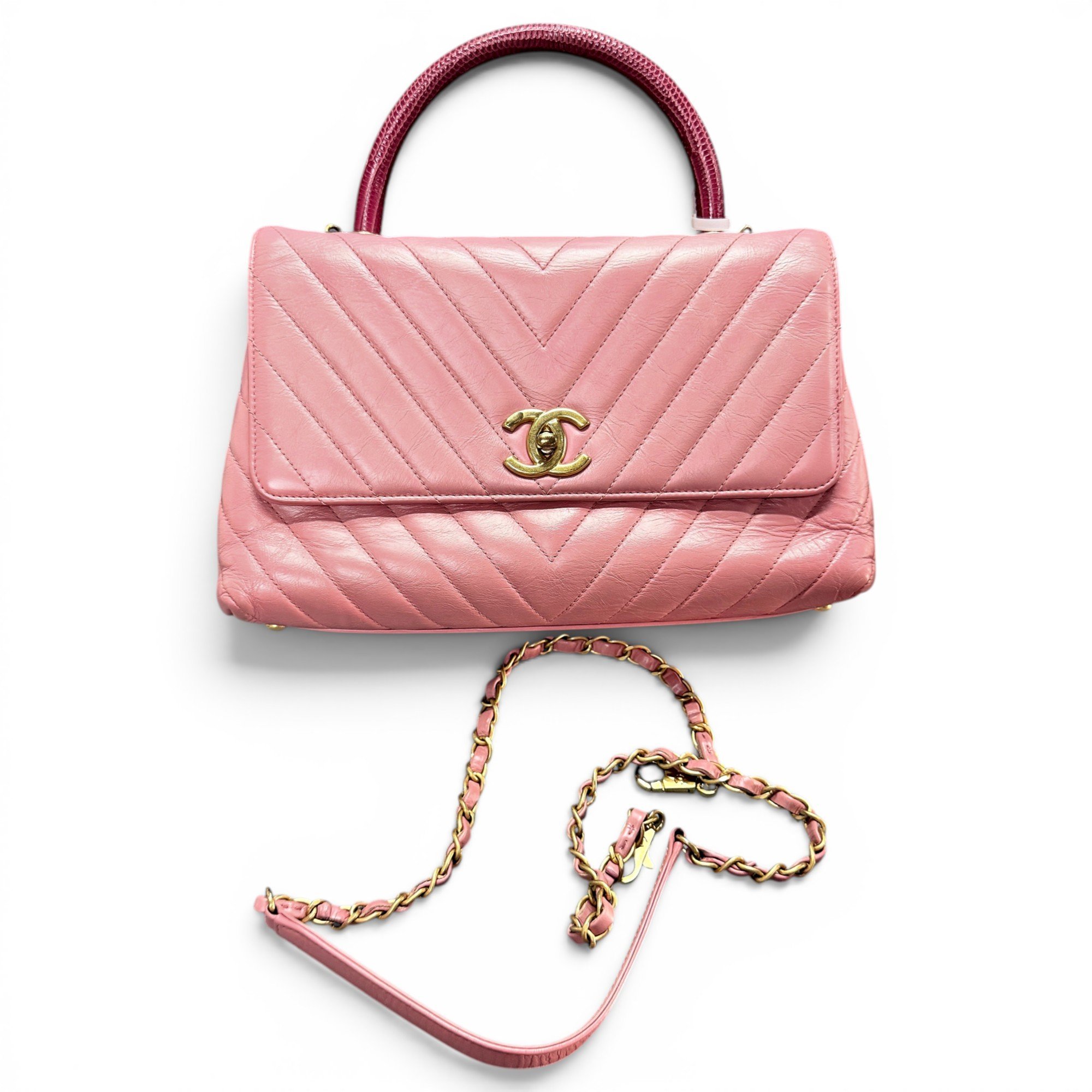 Coco Handle leather crossbody bag