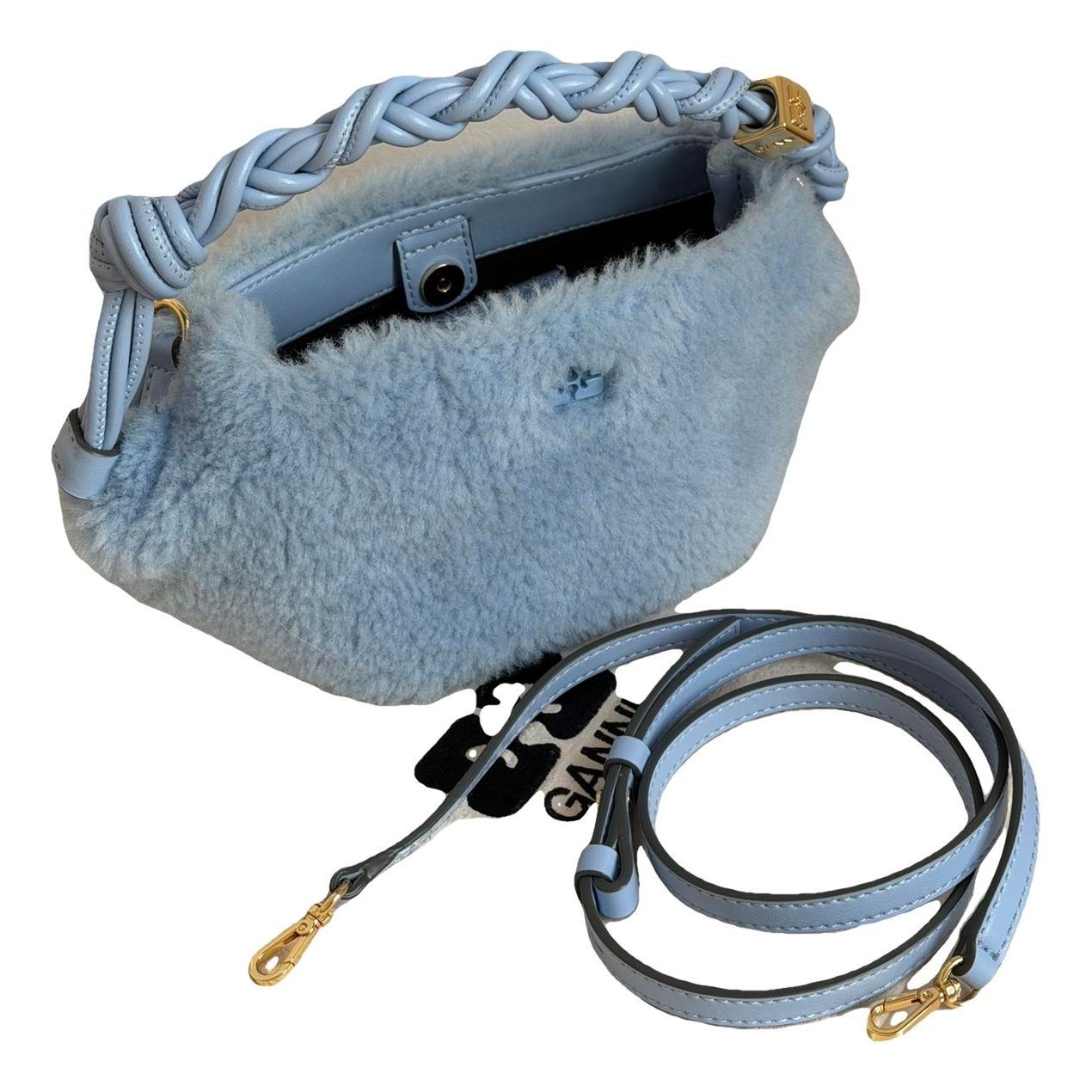 Bou faux fur mini bag