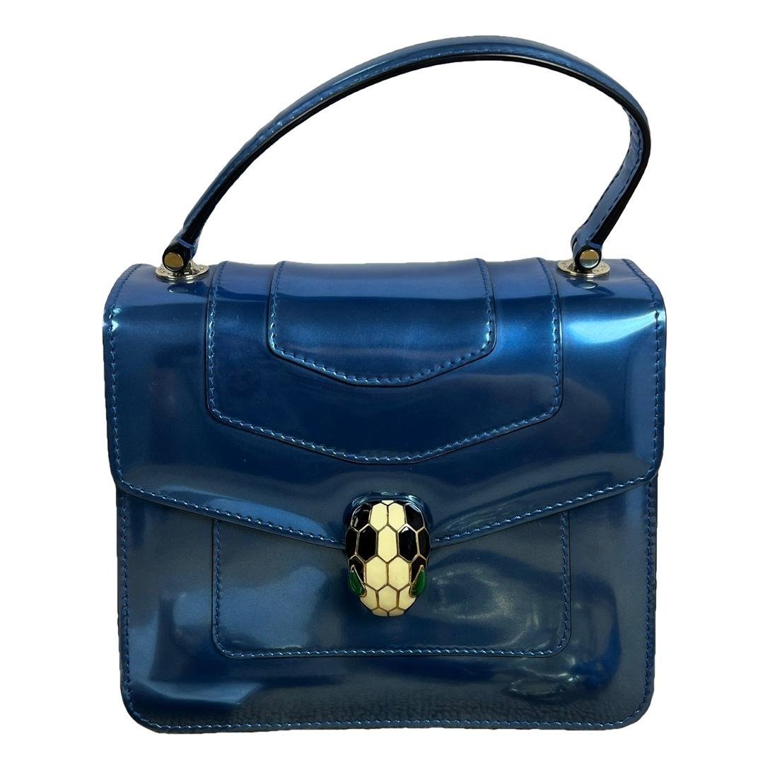 Serpenti patent leather handbag