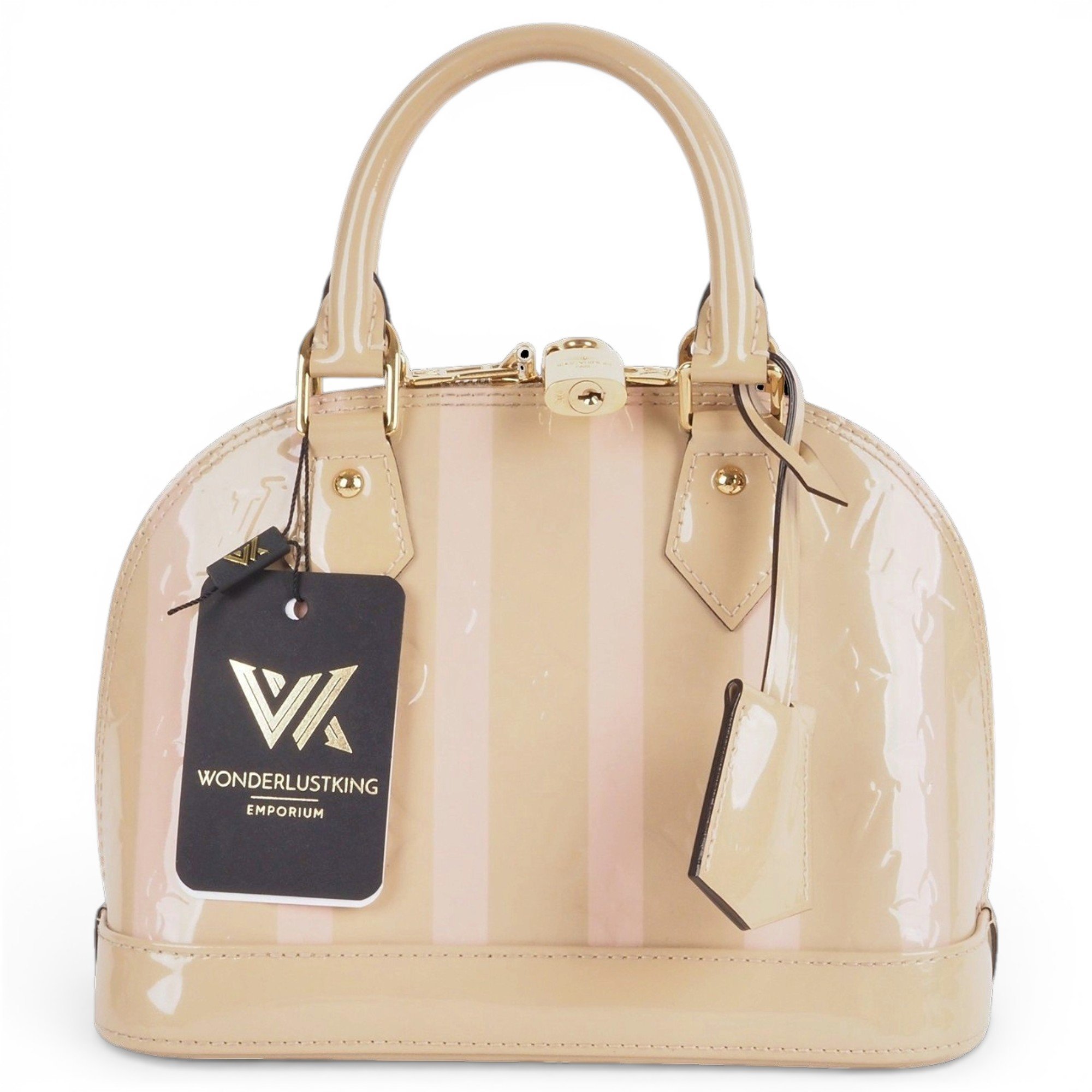 Alma BB patent leather handbag