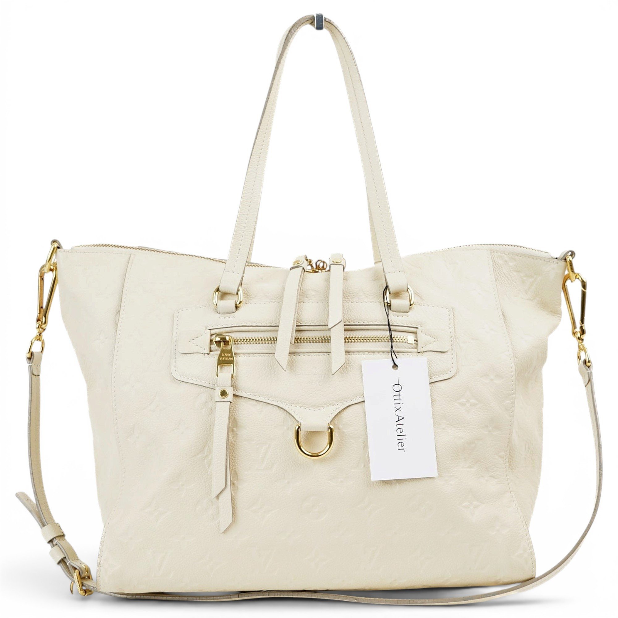 Lumineuse leather handbag