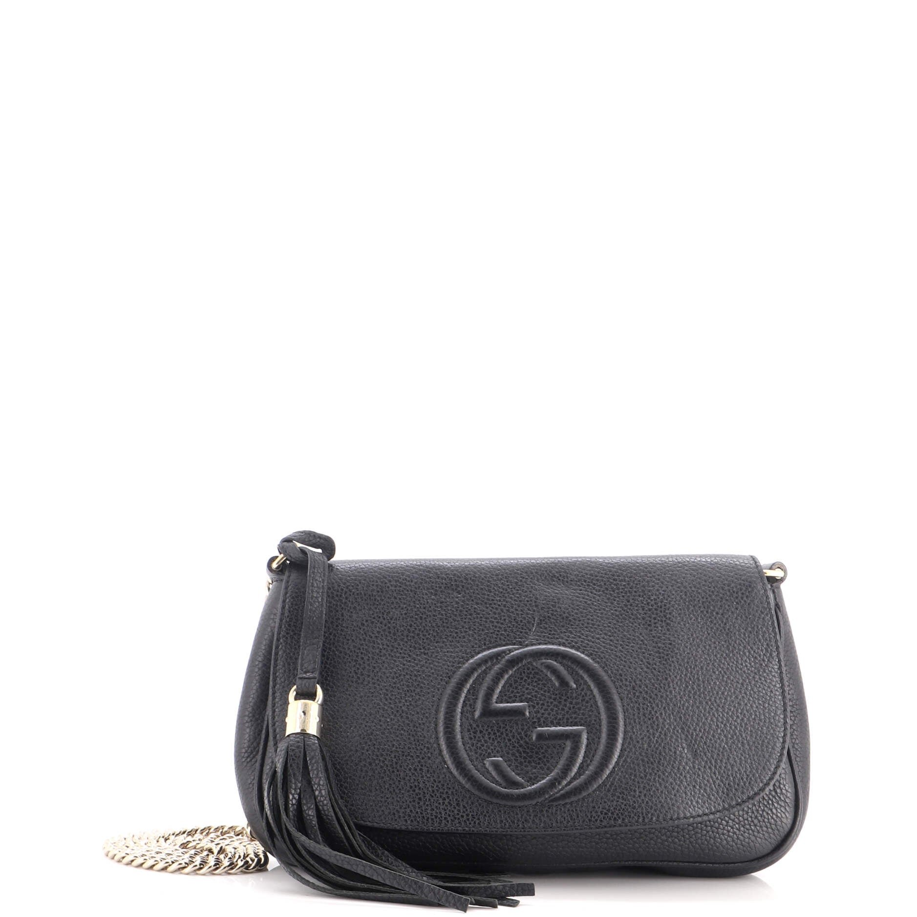 Soho Chain Crossbody Bag Leather Medium