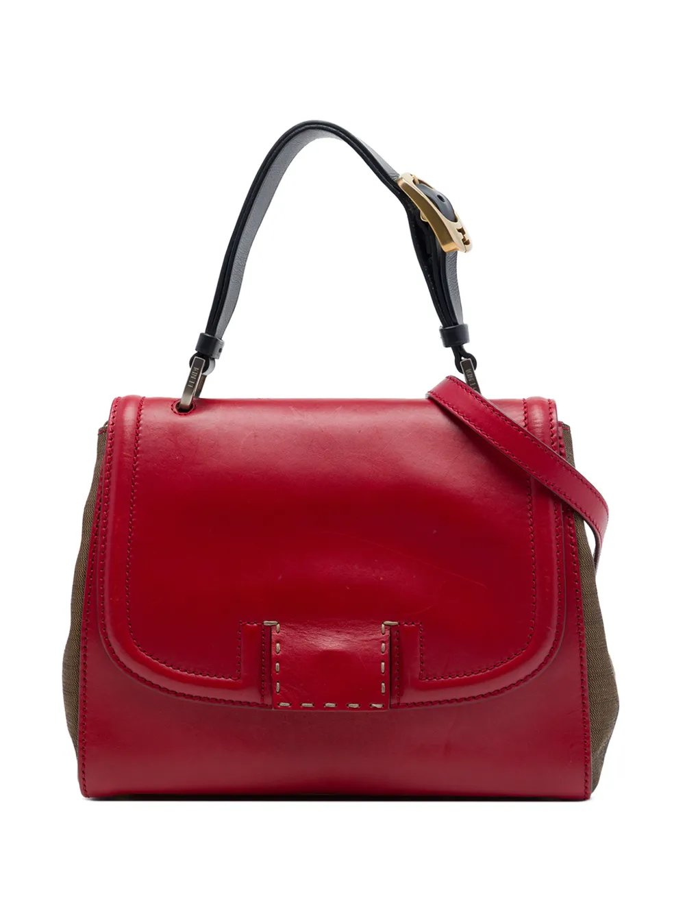 2010-2026 Leather and Pequin Canvas Selleria Silvana satchel