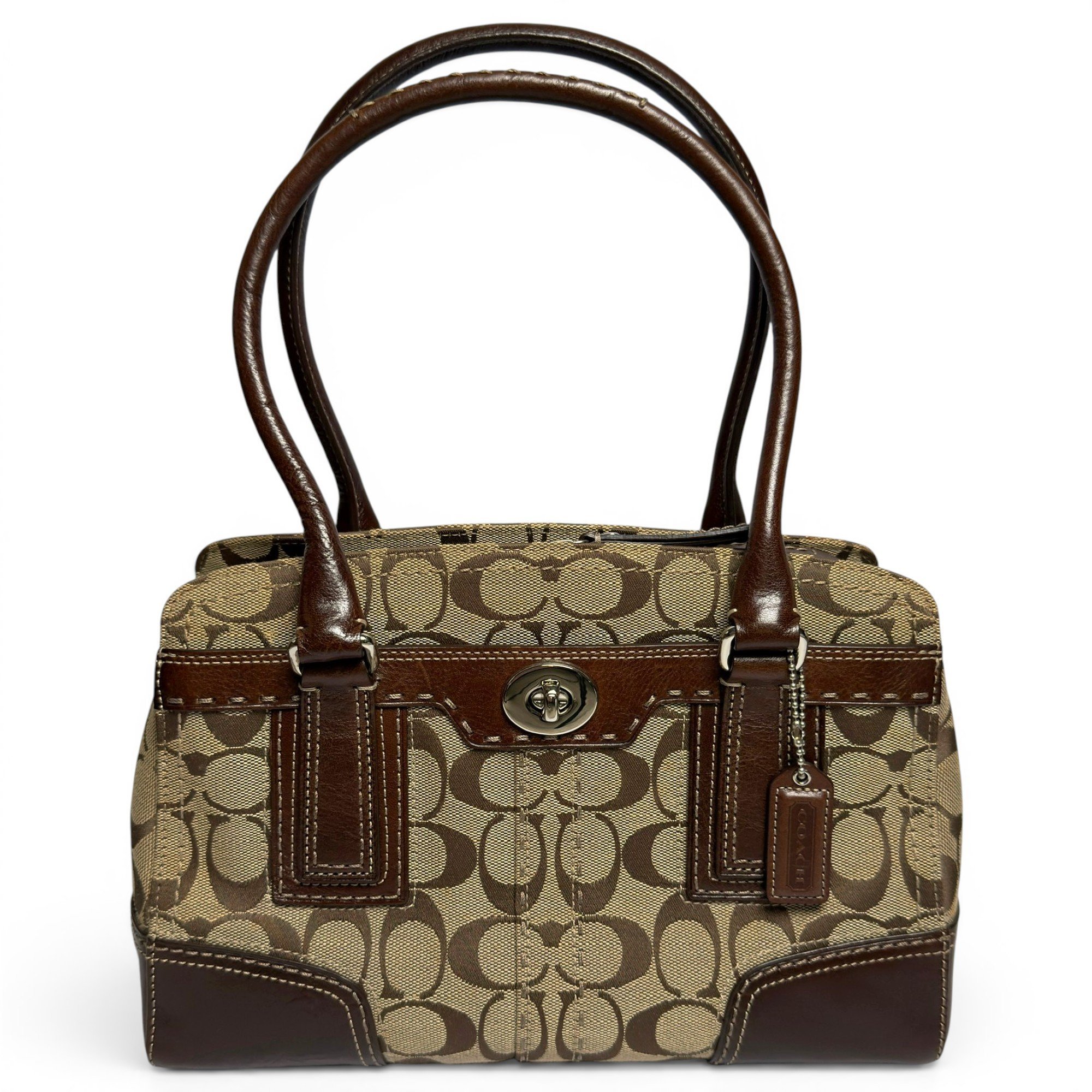 Signature Sufflette cloth handbag