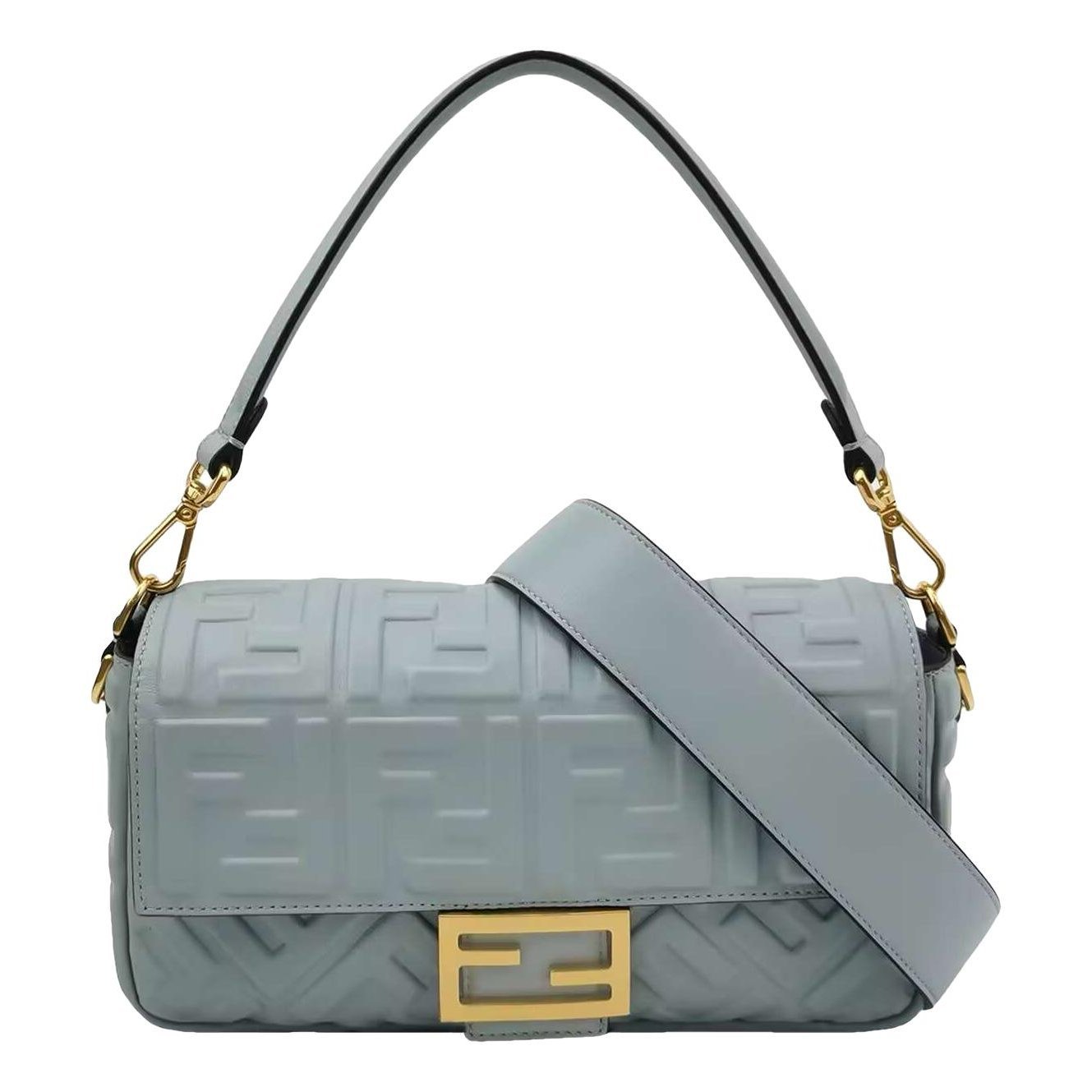 Baguette leather handbag