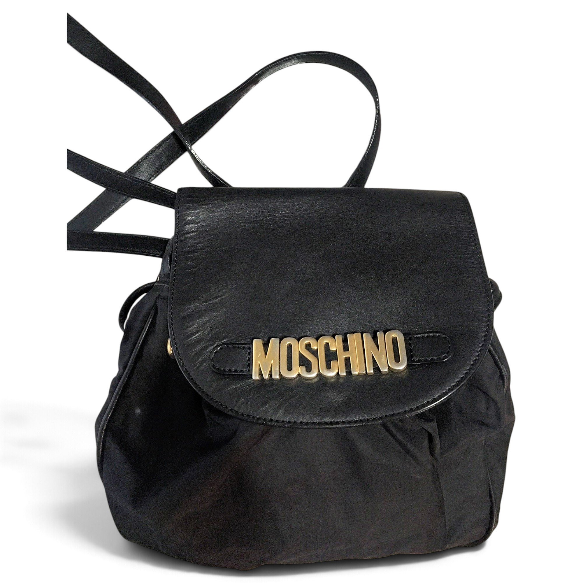 Leather backpack