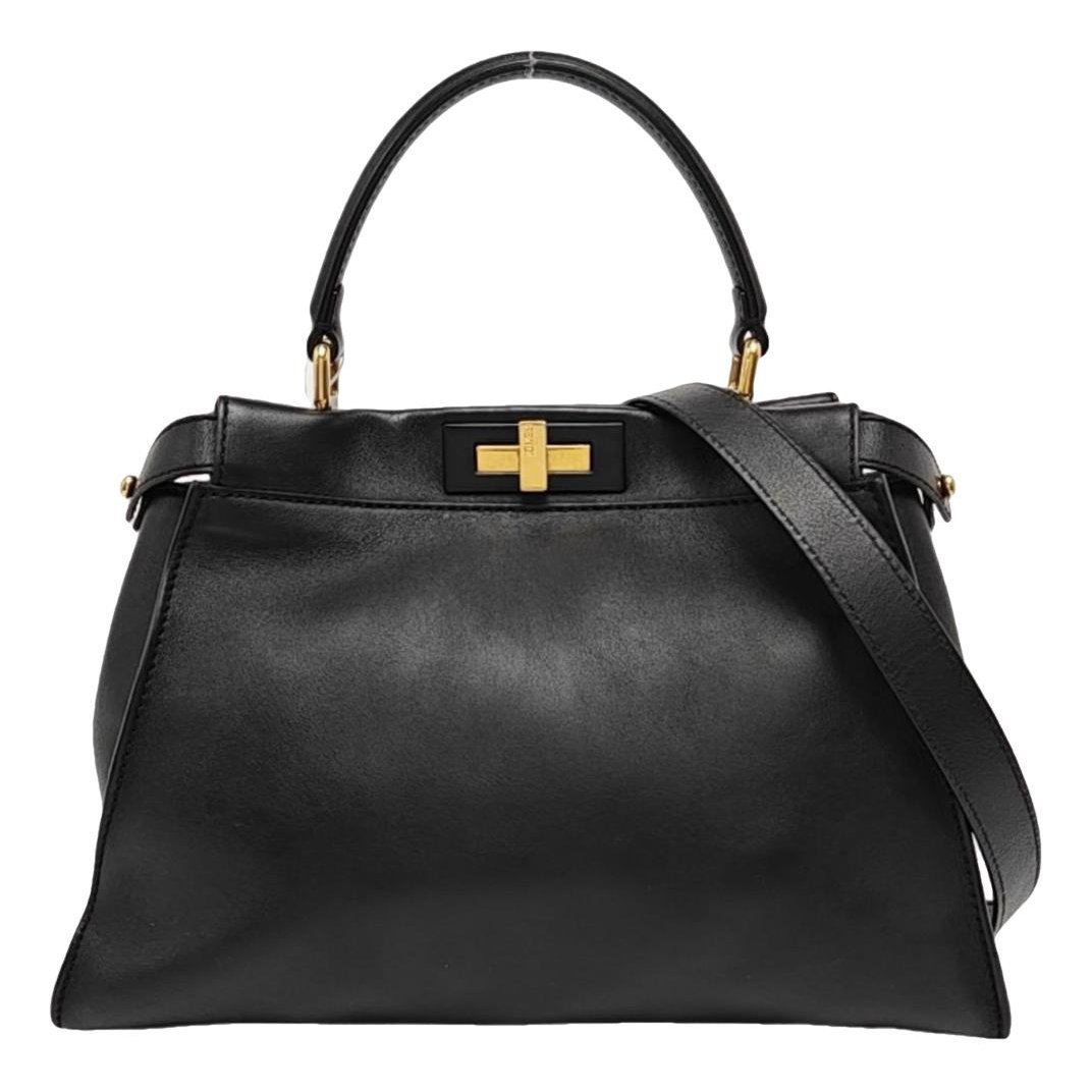 Peekaboo leather handbag