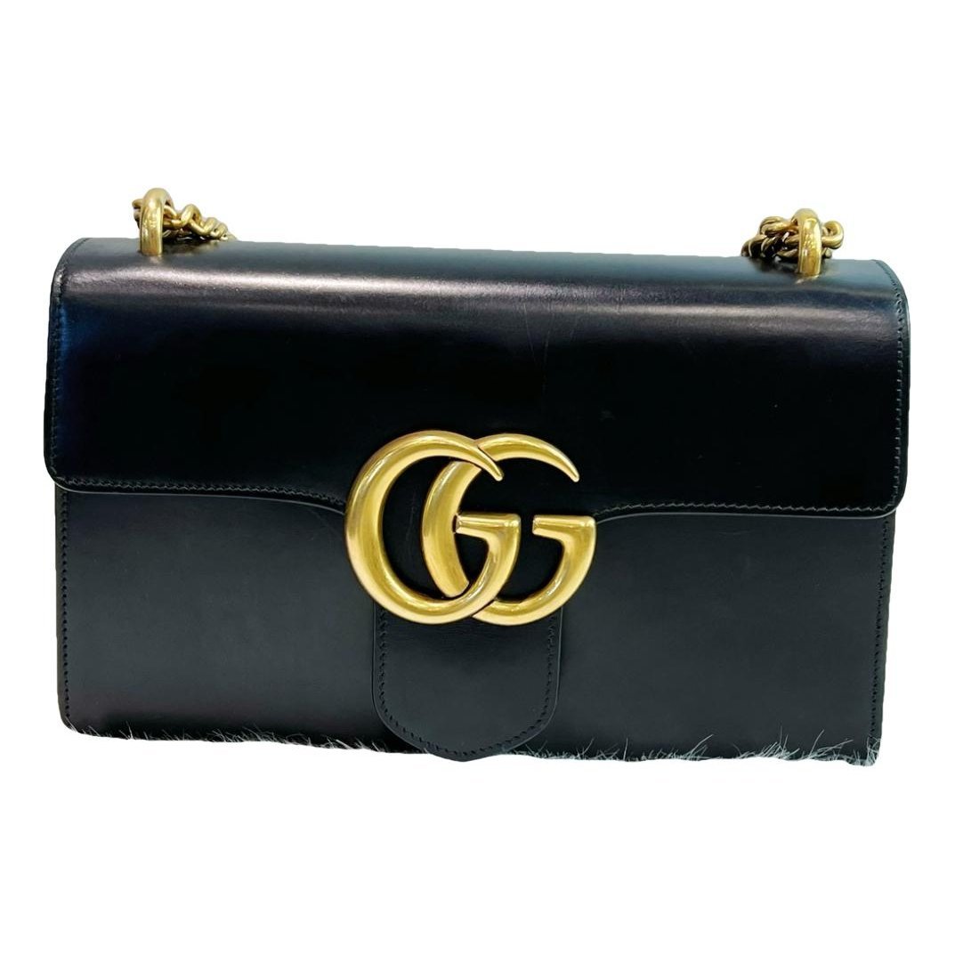 GG Marmont Flap leather crossbody bag
