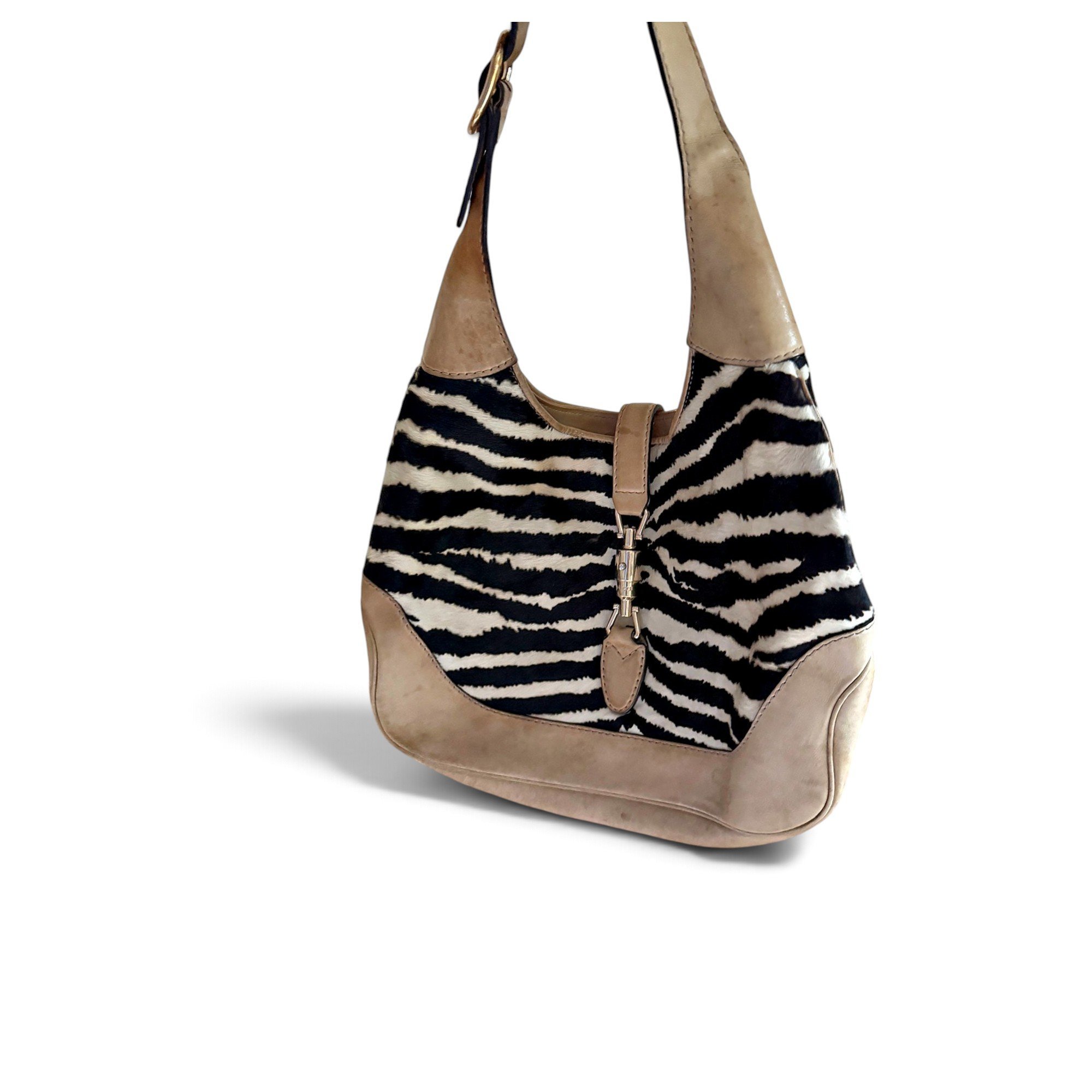 Jackie pony-style calfskin handbag