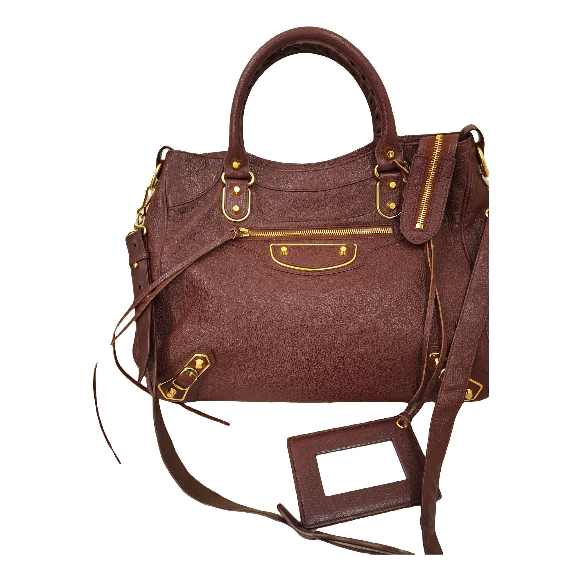 Vélo leather handbag