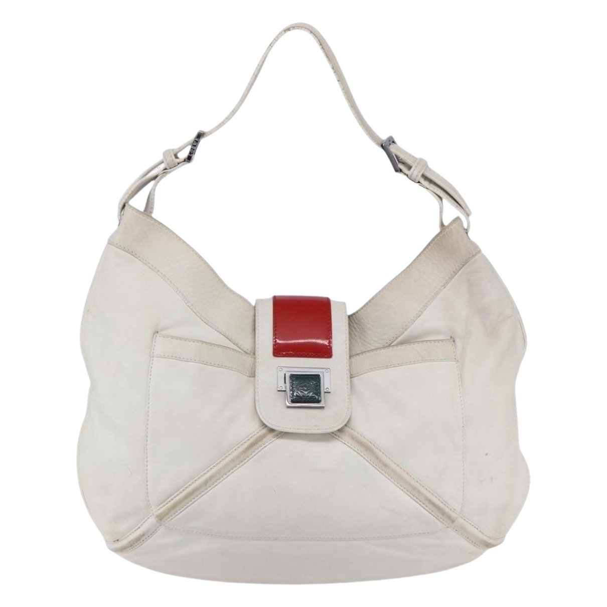 Anagram leather handbag
