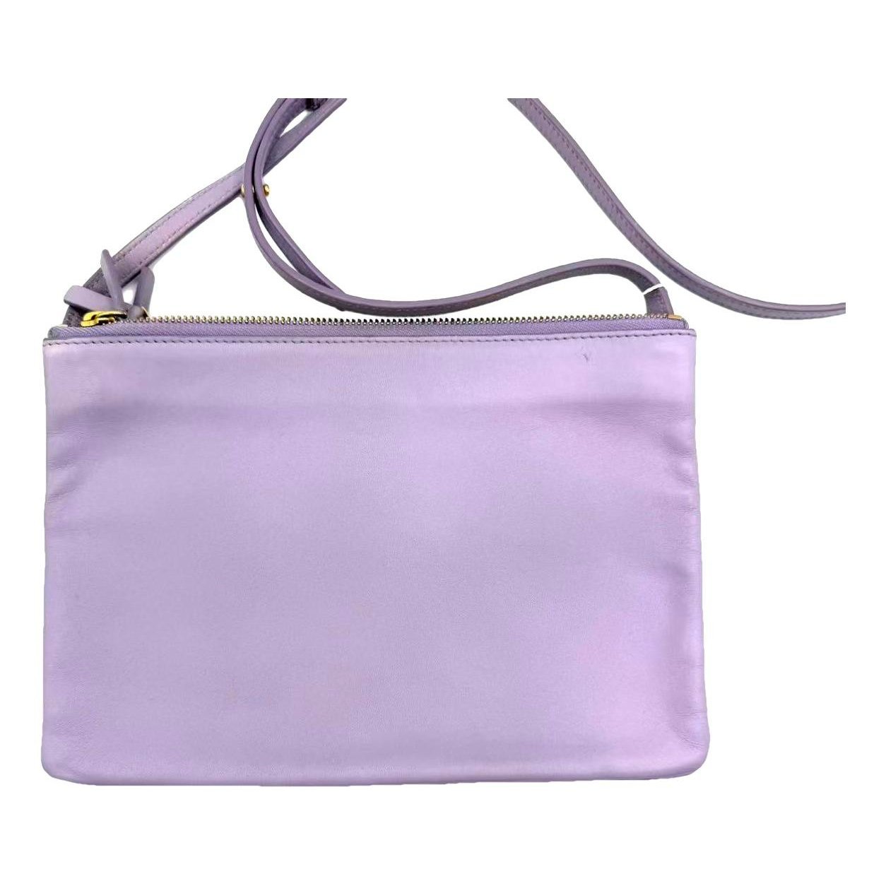 Trio leather crossbody bag