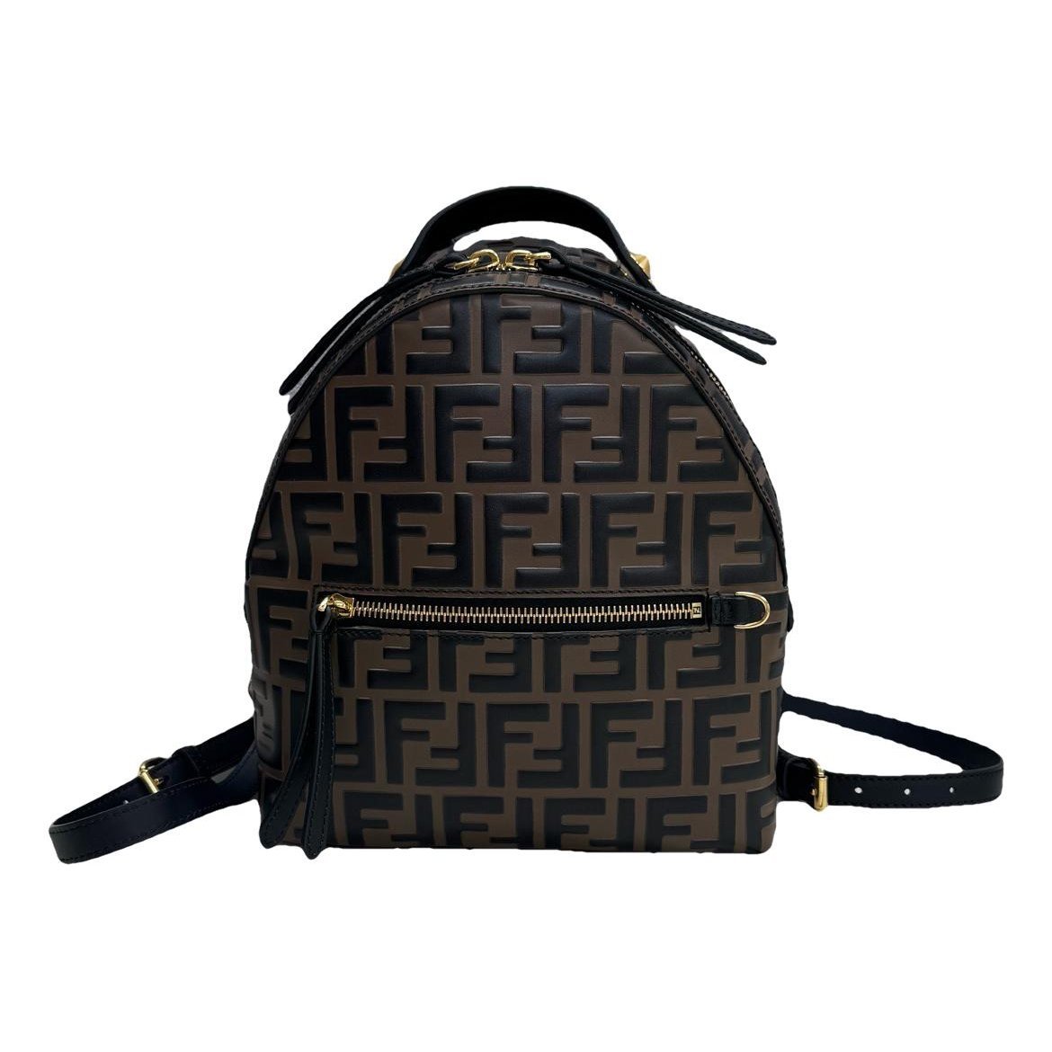 Leather backpack