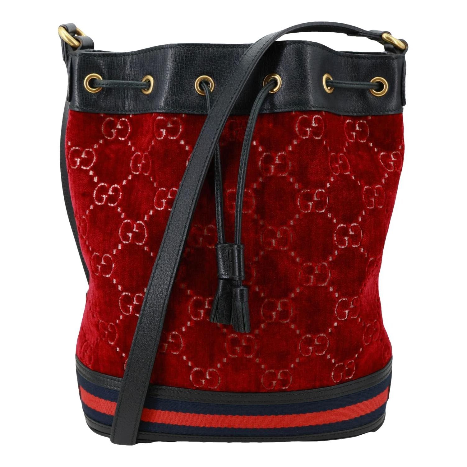 Velvet handbag