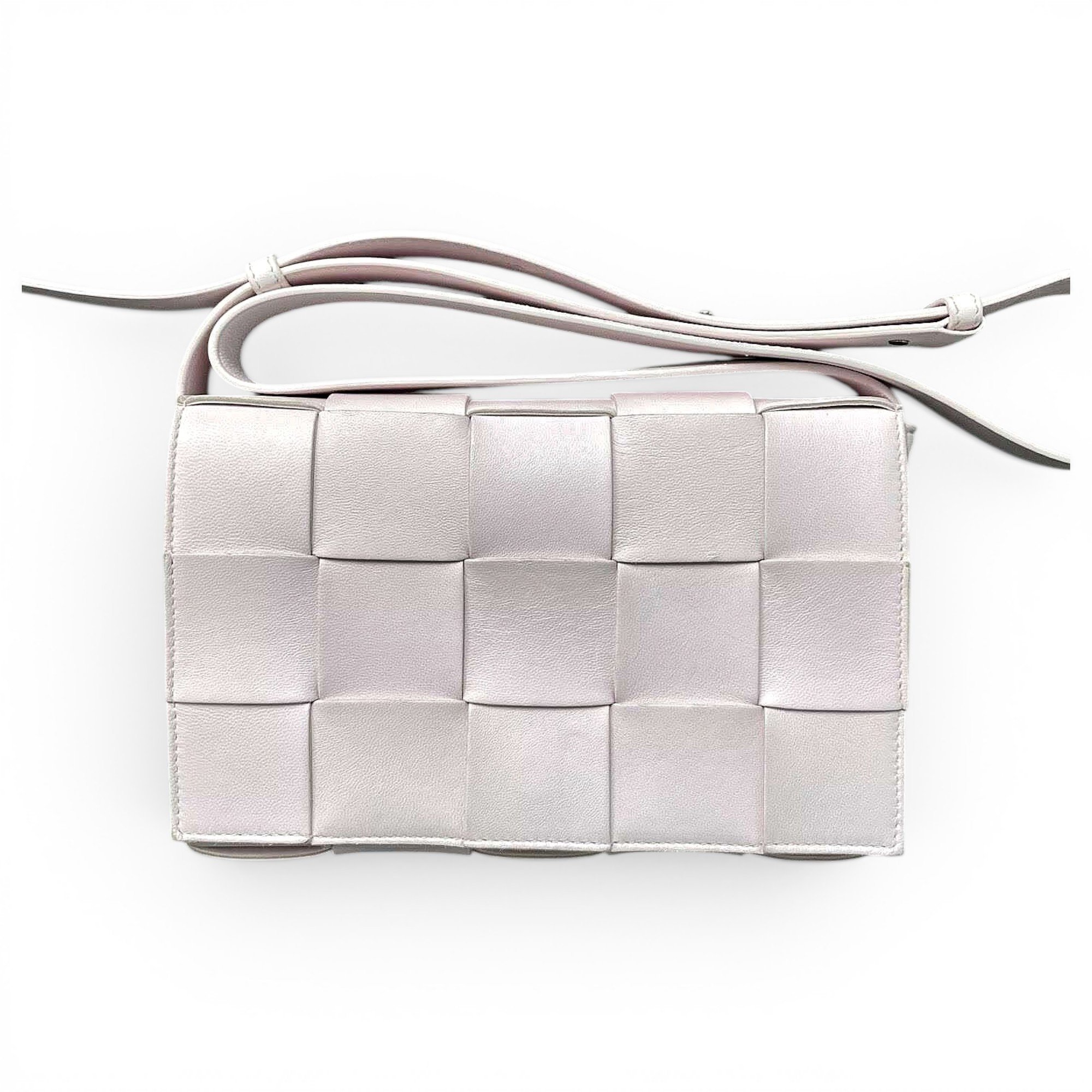 Cassette leather handbag