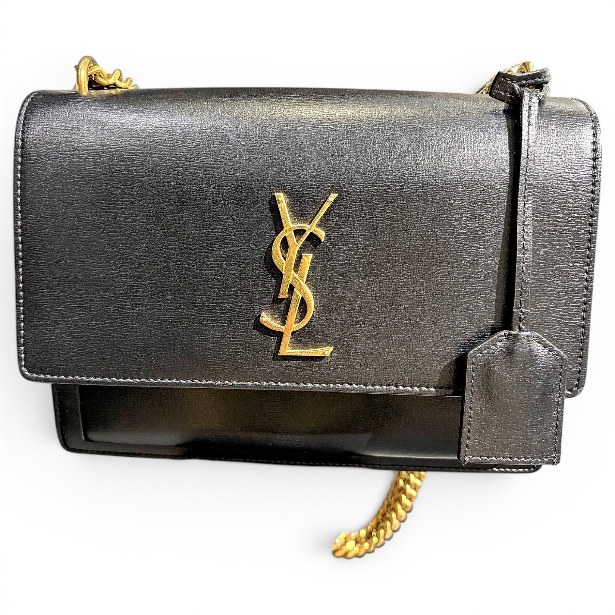 Sunset leather crossbody bag