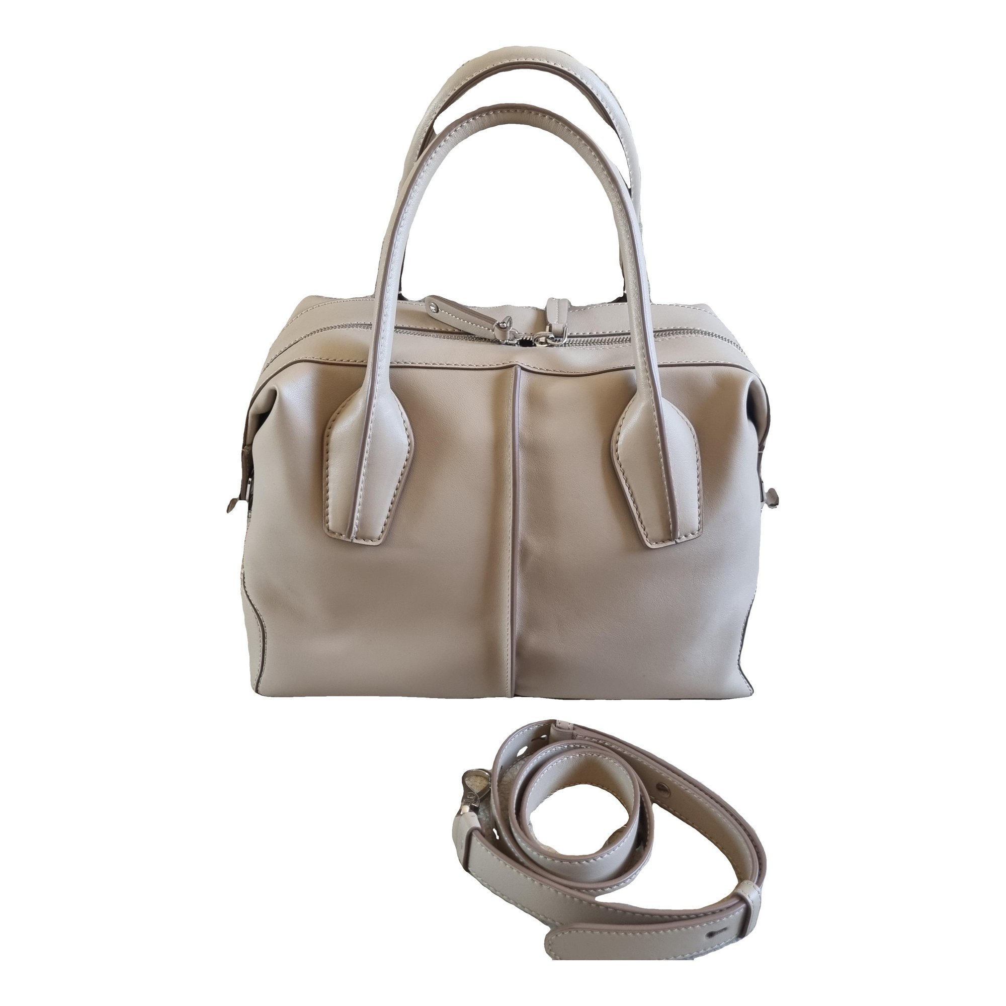 Leather bowling bag