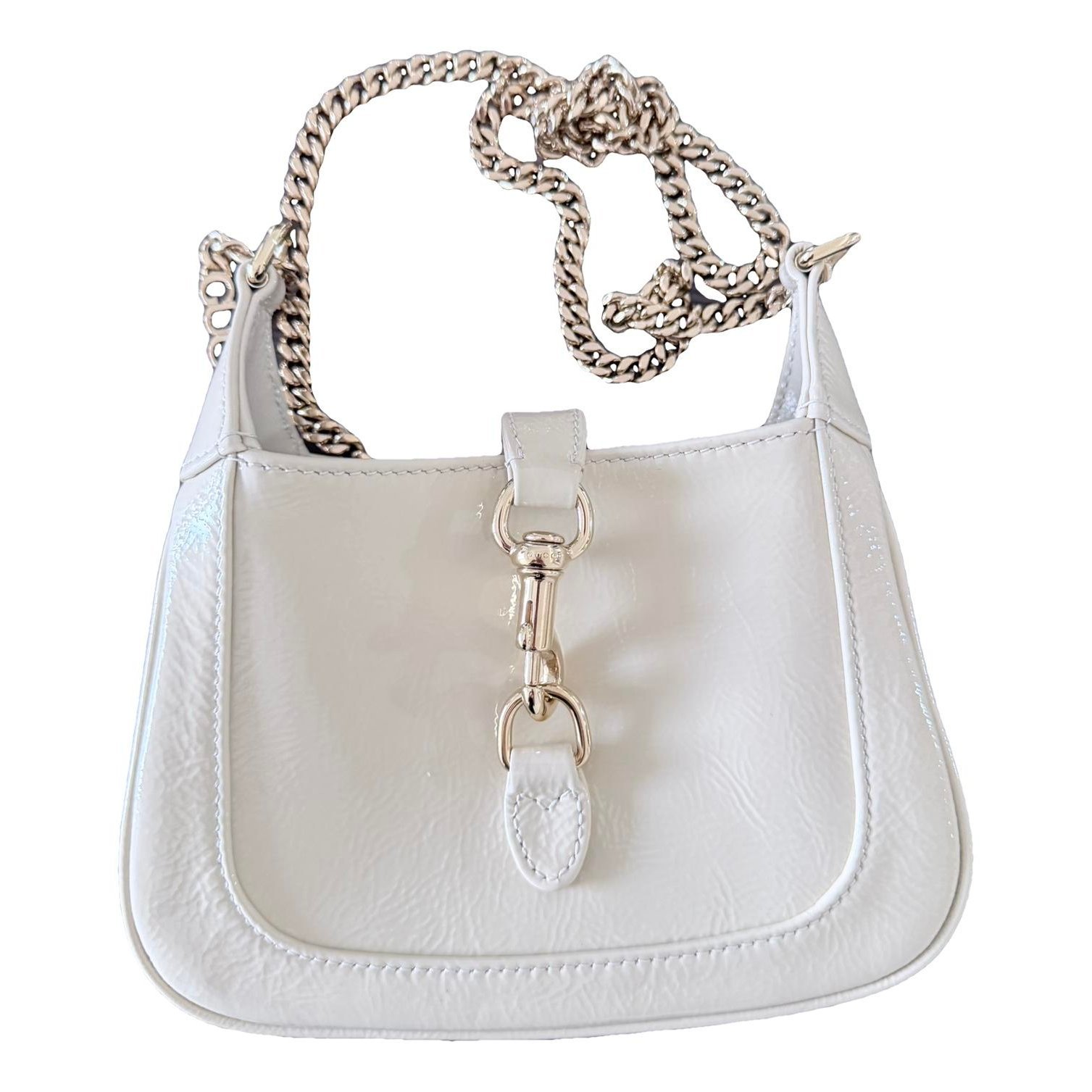 Jackie Notte patent leather bag