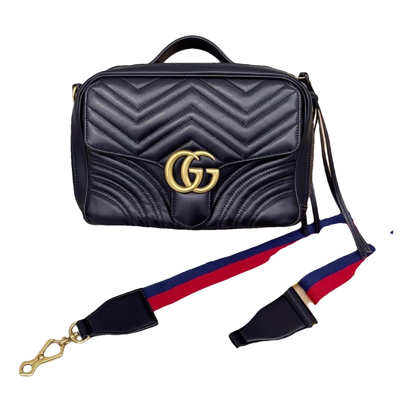GG Marmont Flap leather handbag