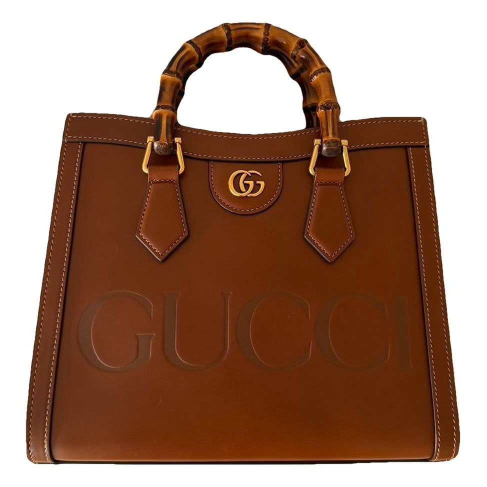 Diana Bamboo leather tote