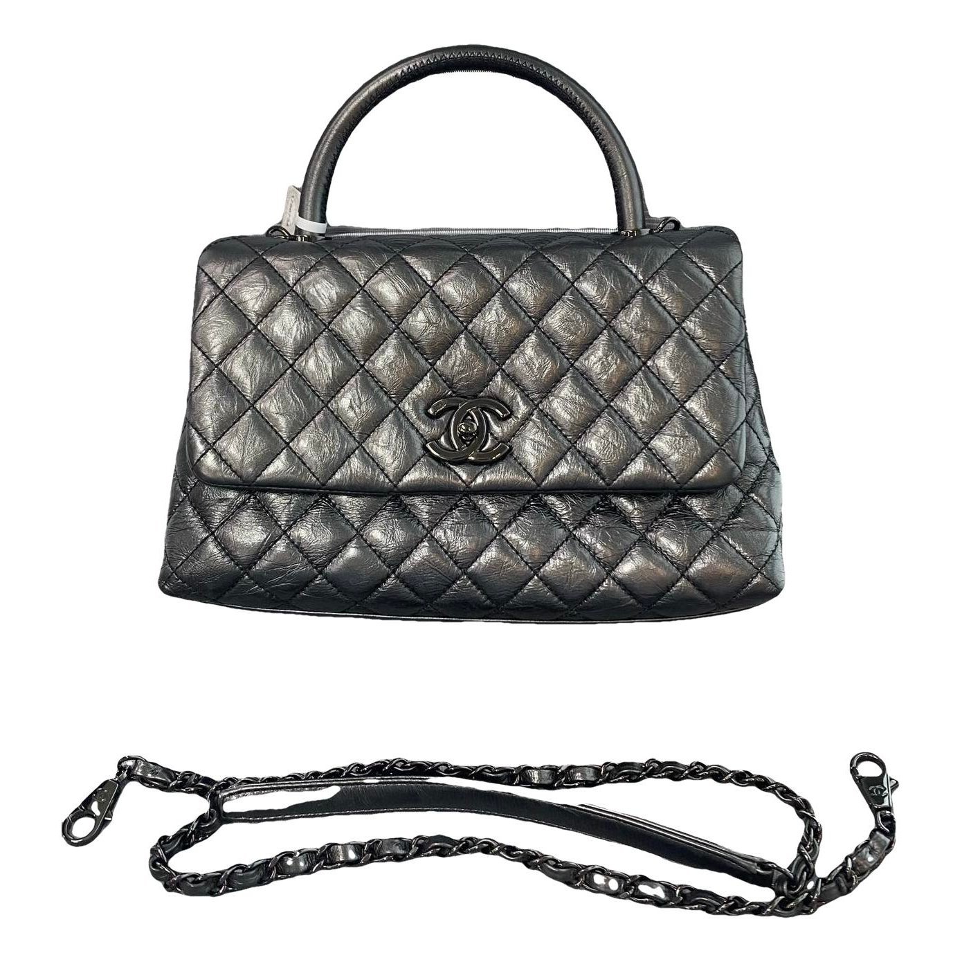 Coco Handle leather handbag