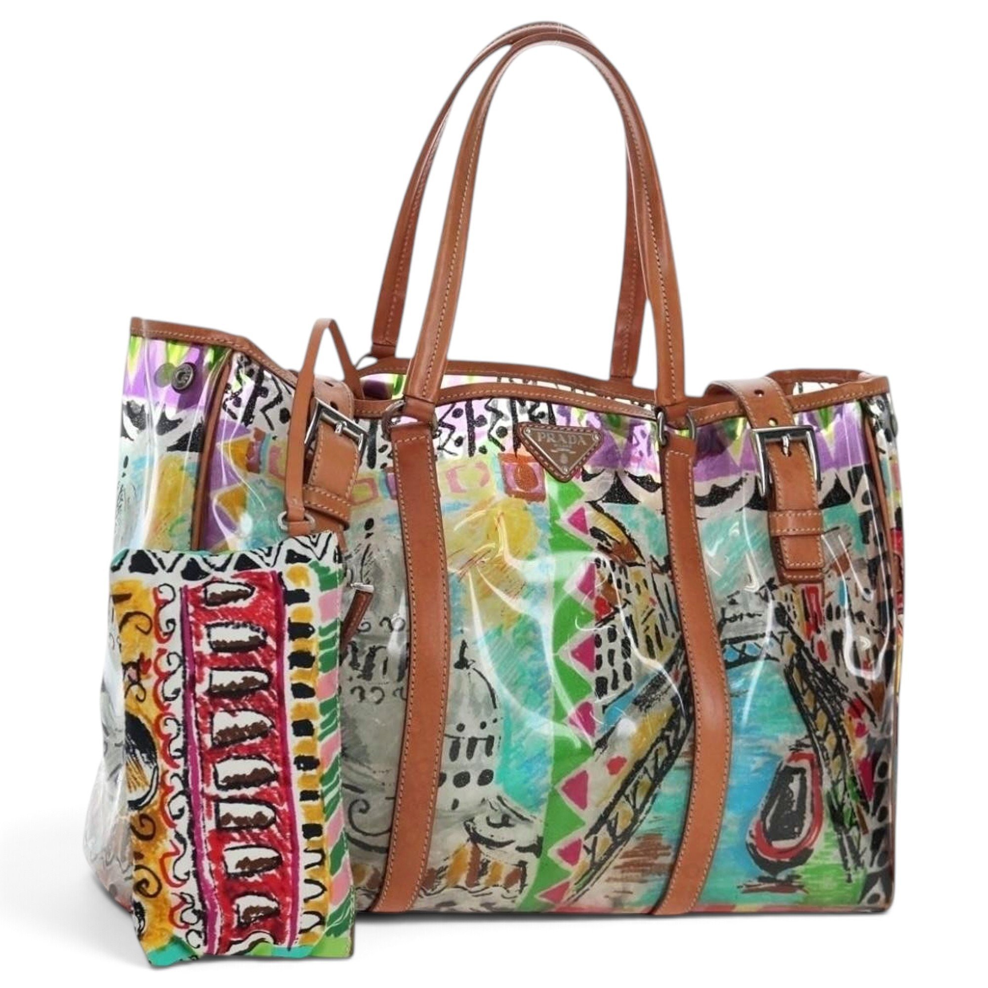 Leather tote