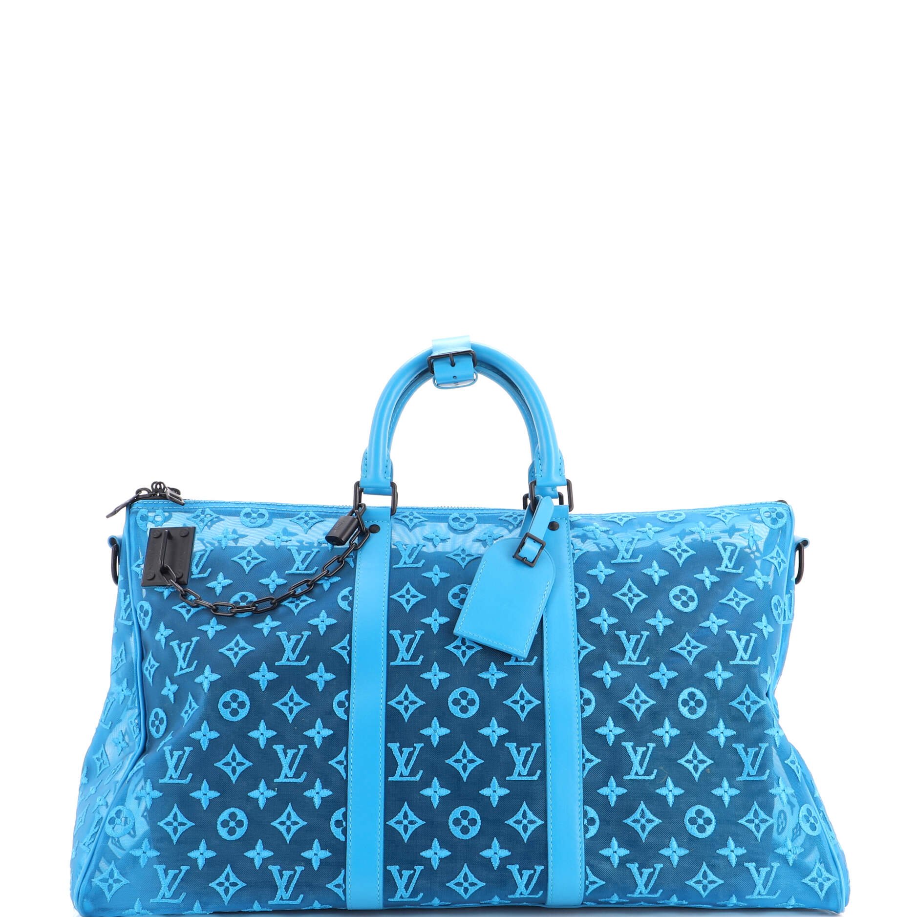 Keepall Bandouliere Bag Monogram See Through Mesh 50