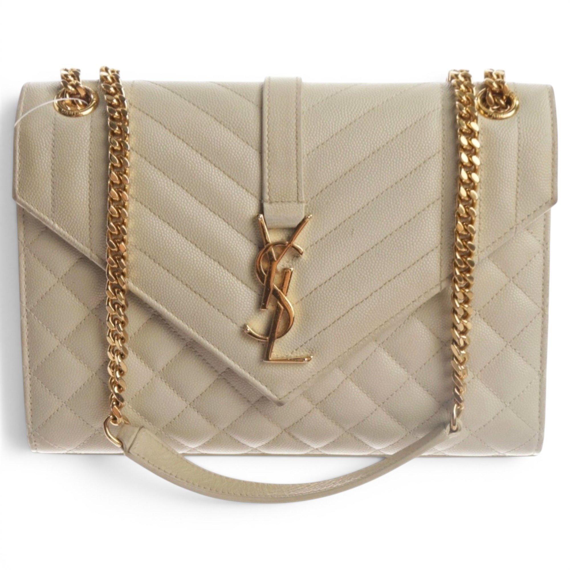 Envelope leather crossbody bag