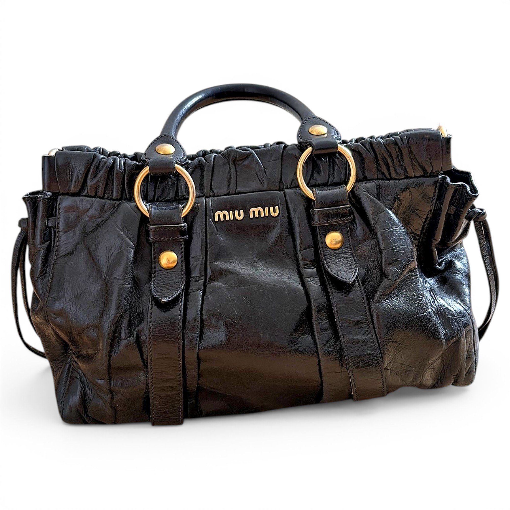 Vitello leather handbag