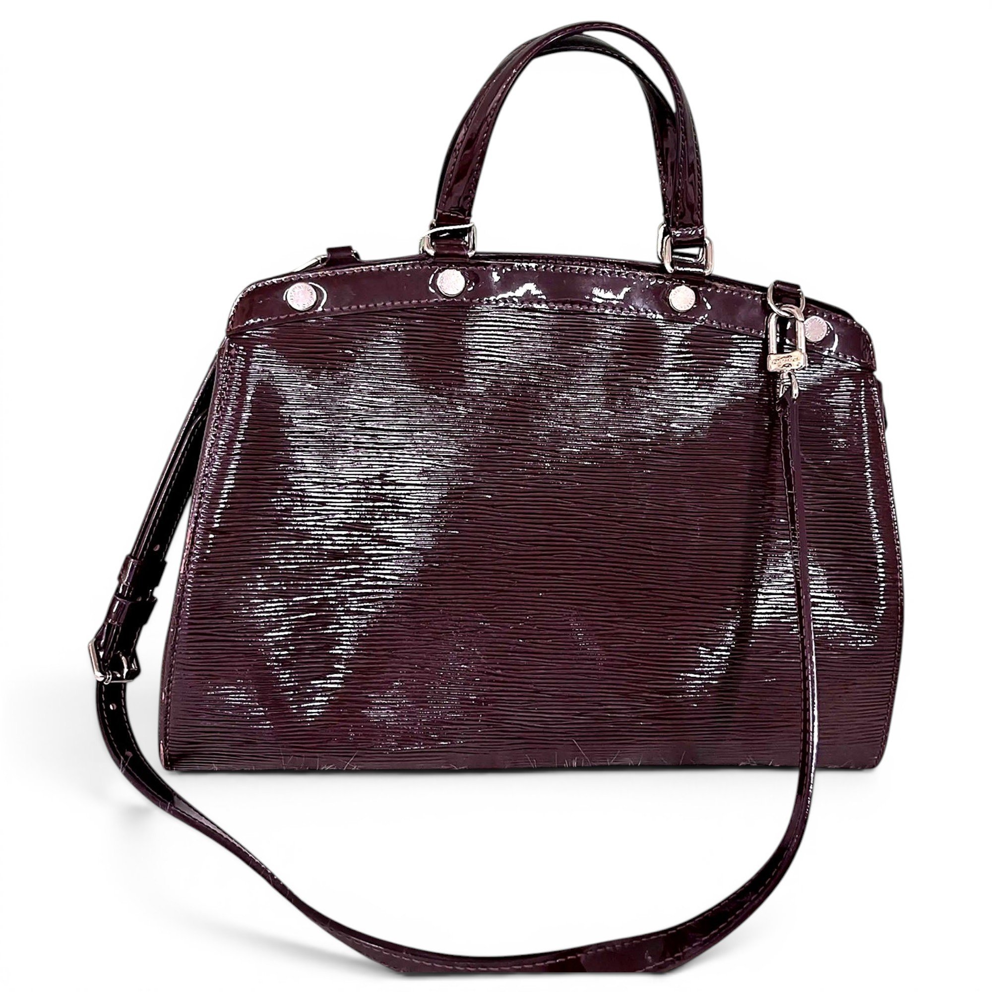 Bréa patent leather handbag