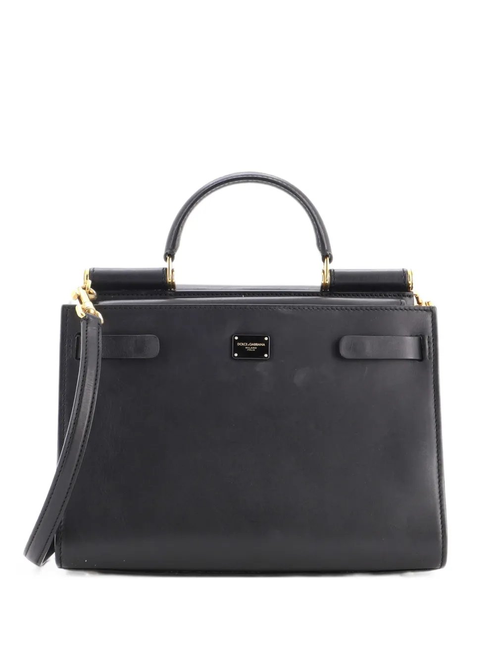 Dolce & Gabbana Sicily 62 Bag Leather Medium satchel