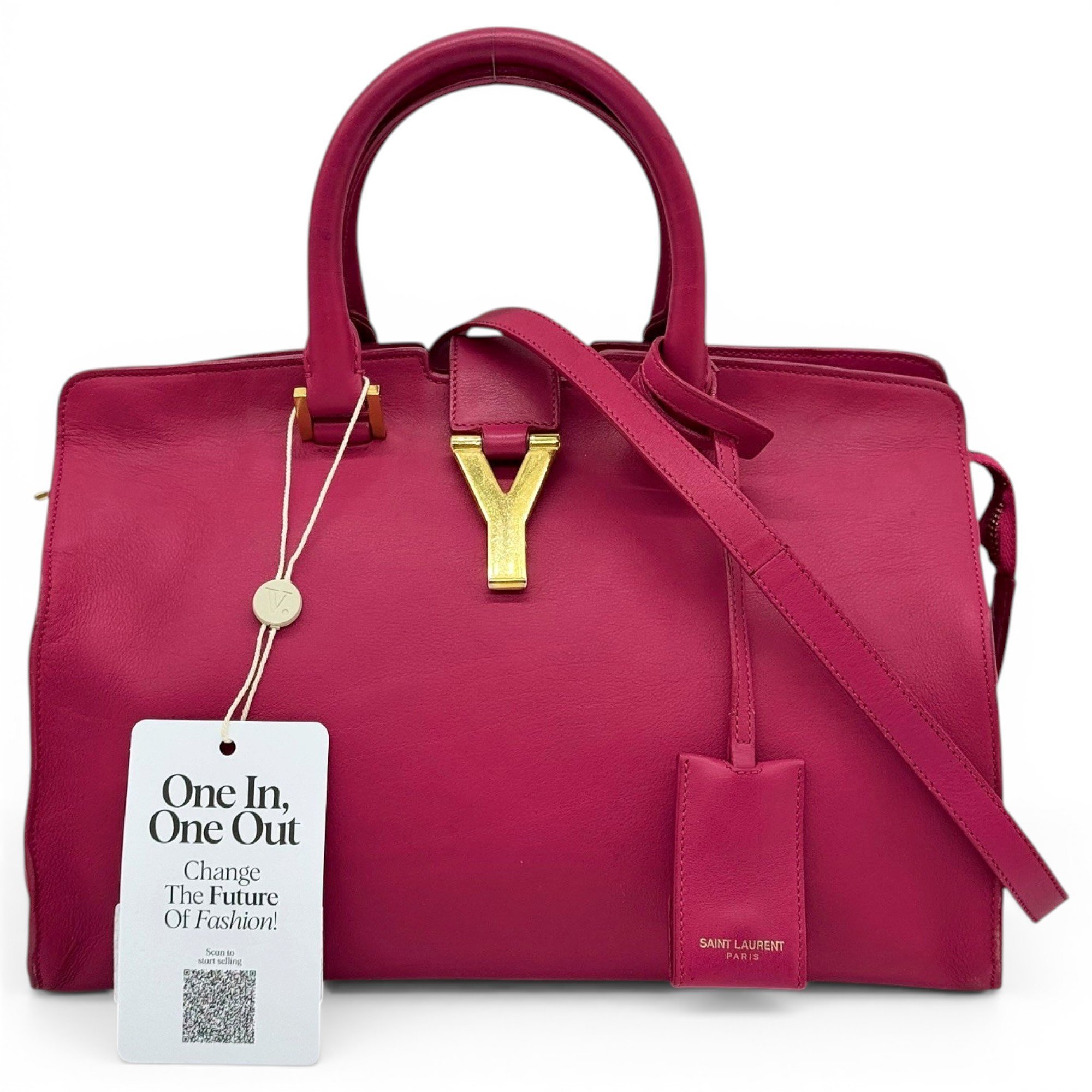 Monogram Downtown Cabas leather crossbody bag
