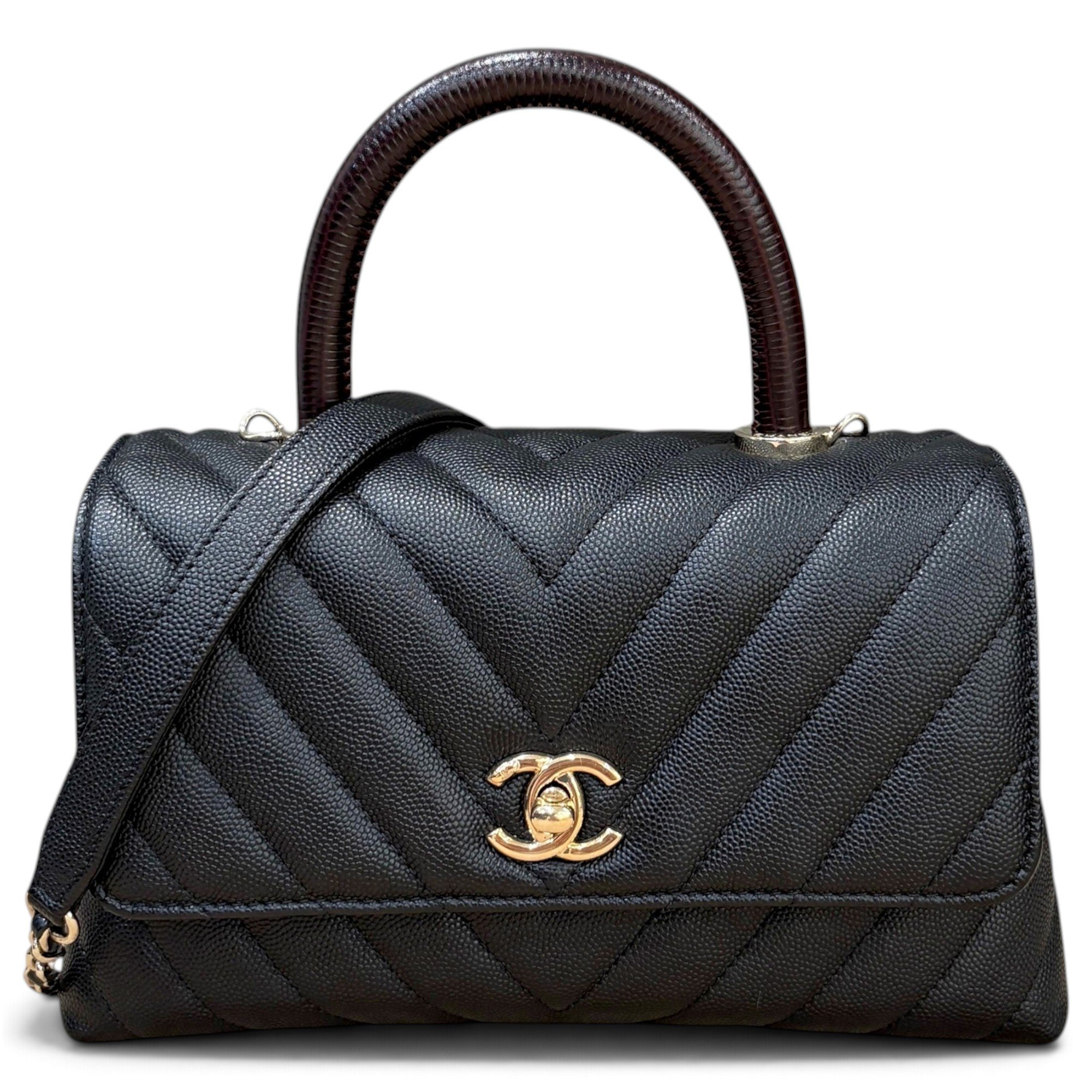 Coco Handle pony-style calfskin handbag