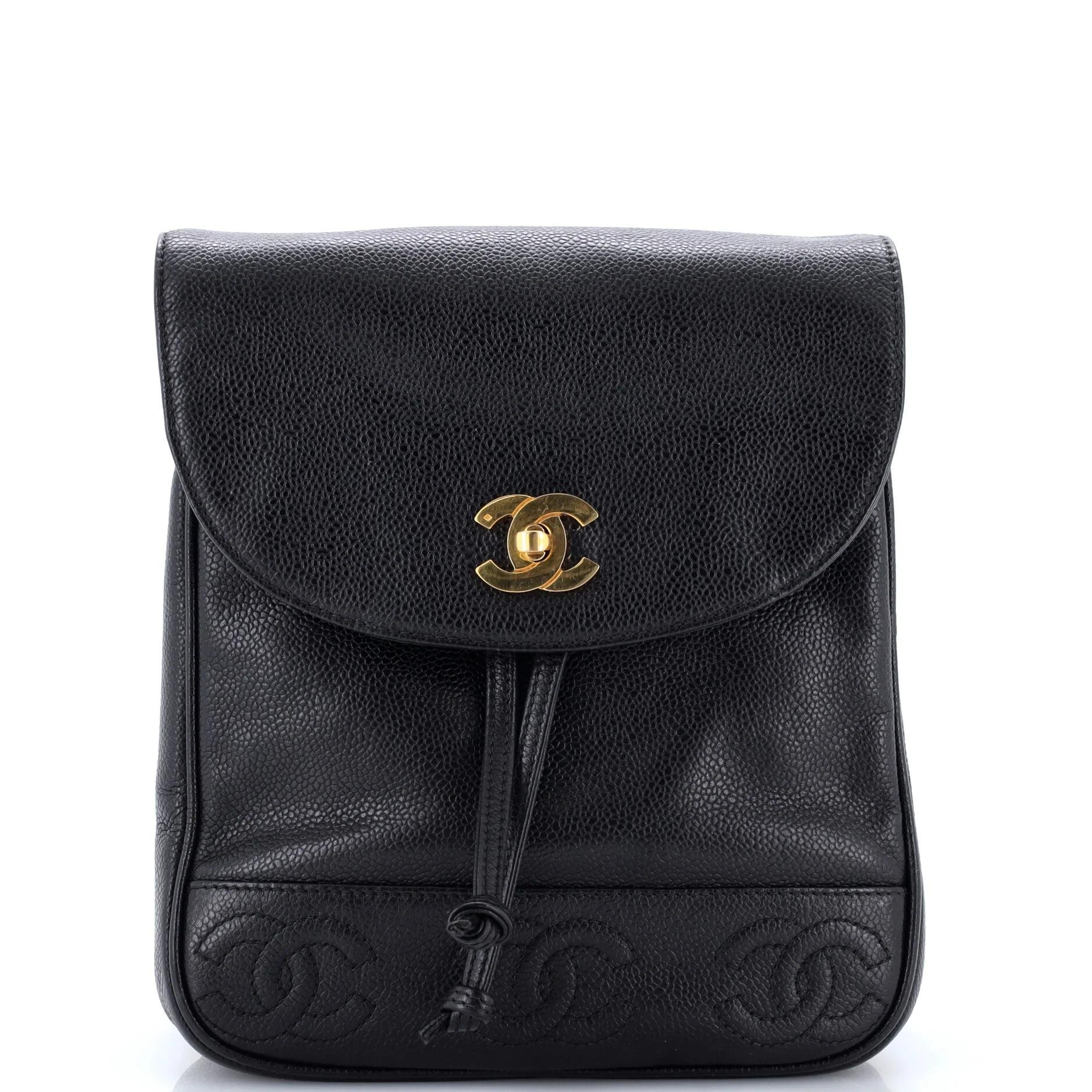 Leather backpack