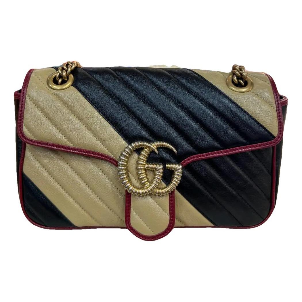 GG Marmont Flap leather handbag