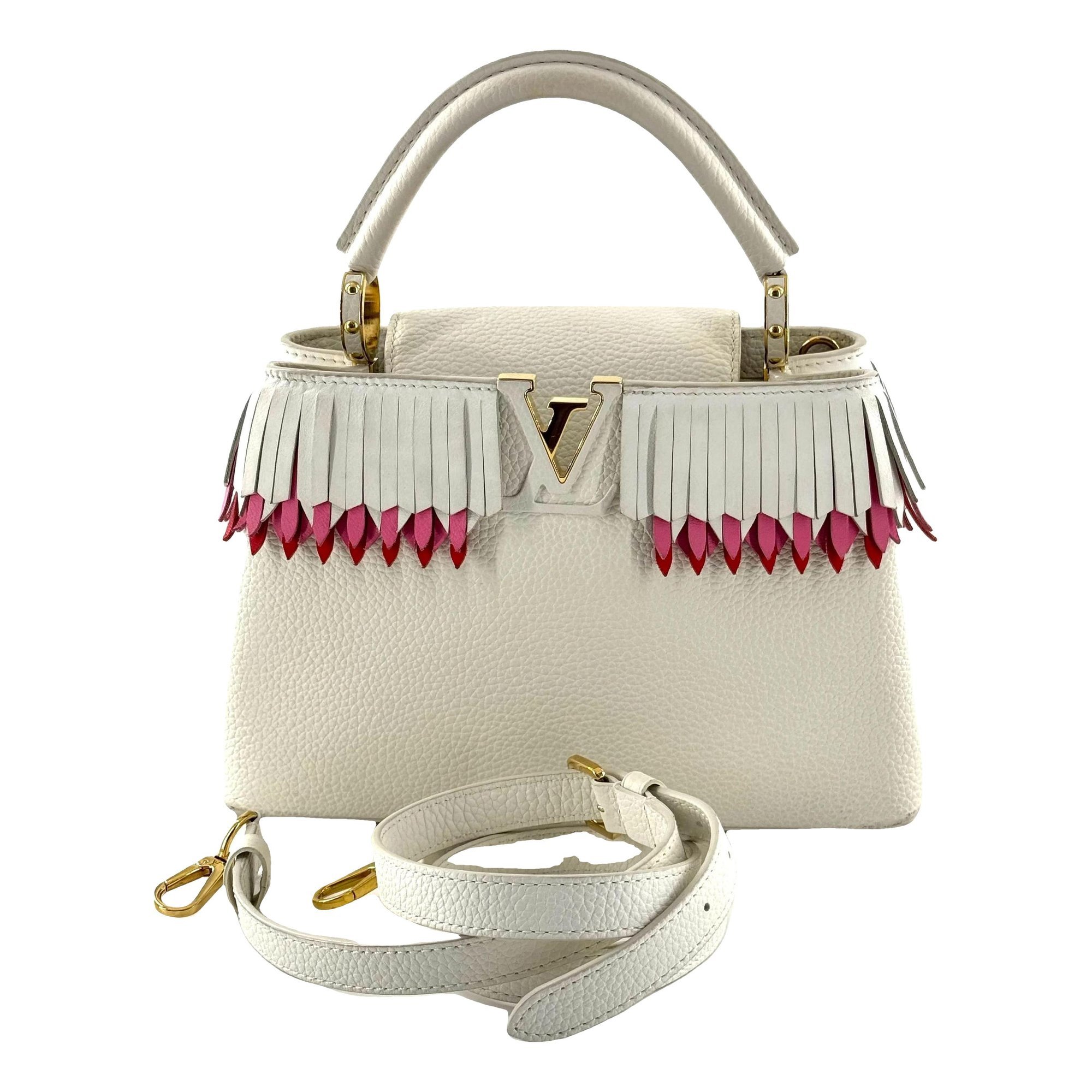 Capucines leather mini bag