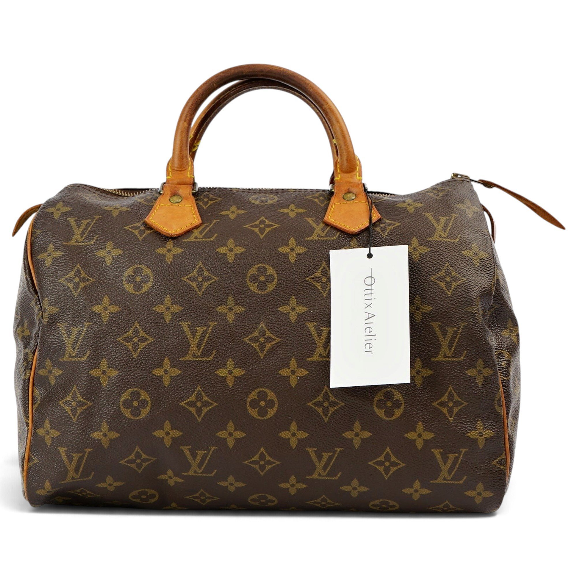 Speedy leather handbag