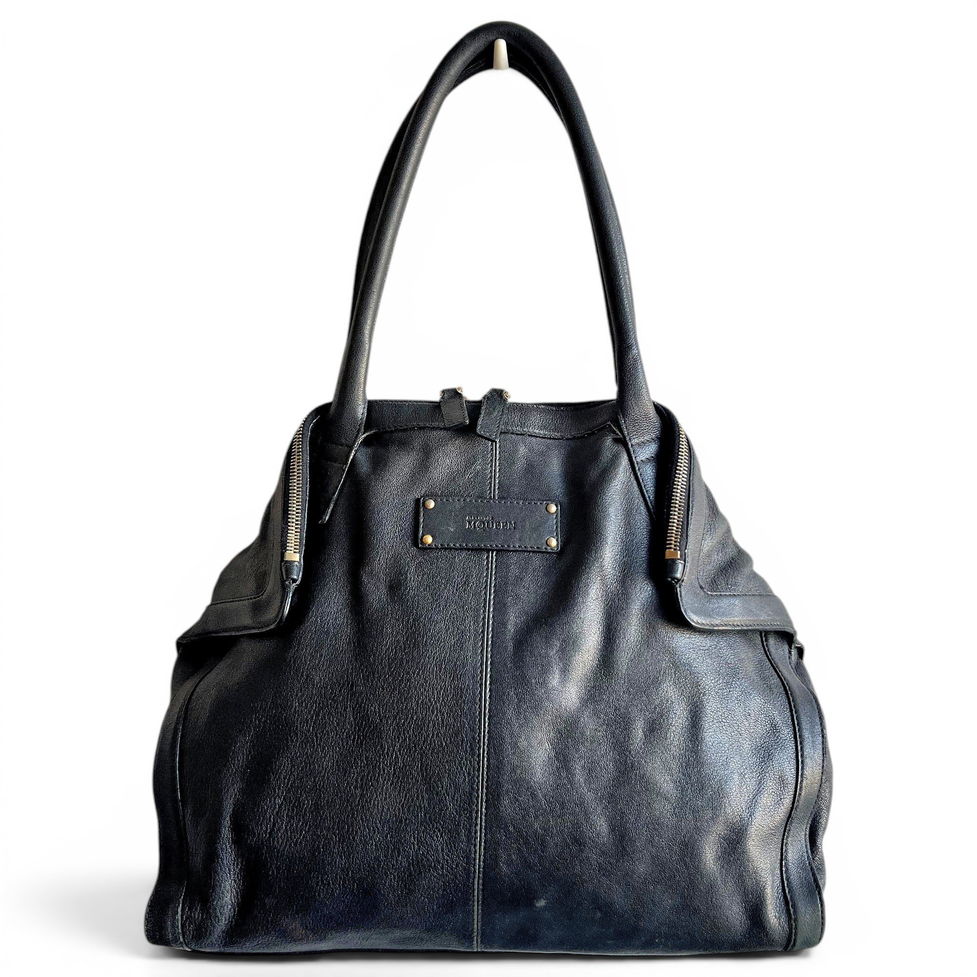Manta leather handbag