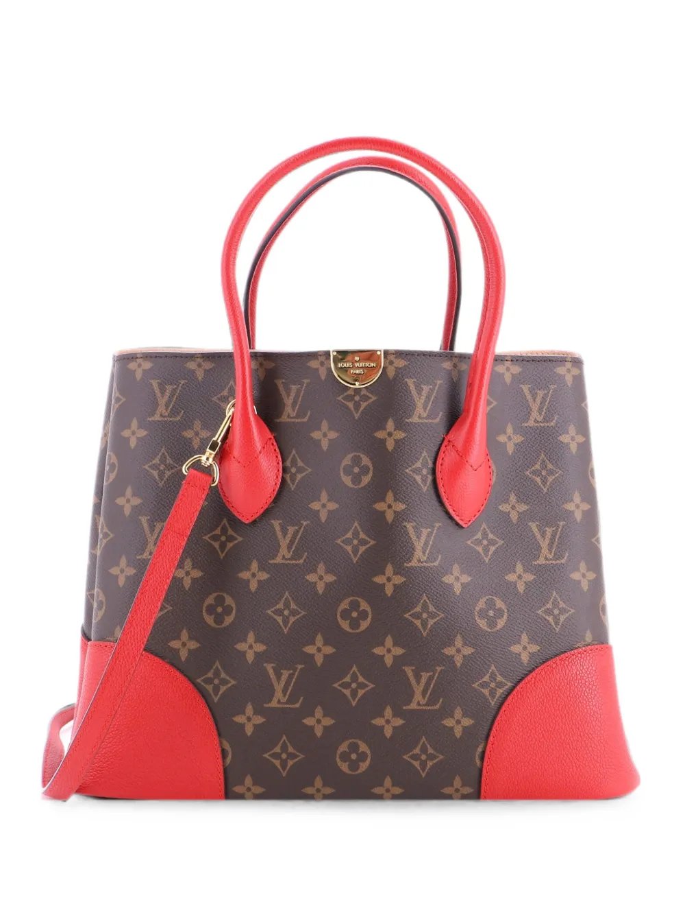 Flandrin Handbag Monogram Canvas and Leather tote bag